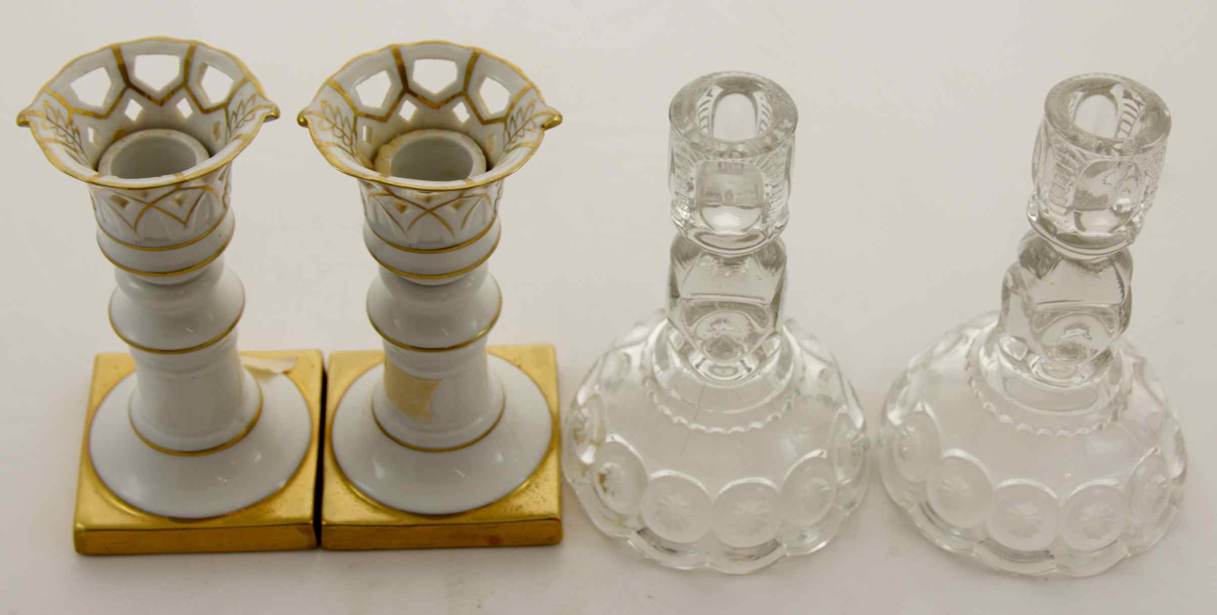 2 Pair of Vintage Candlesticks