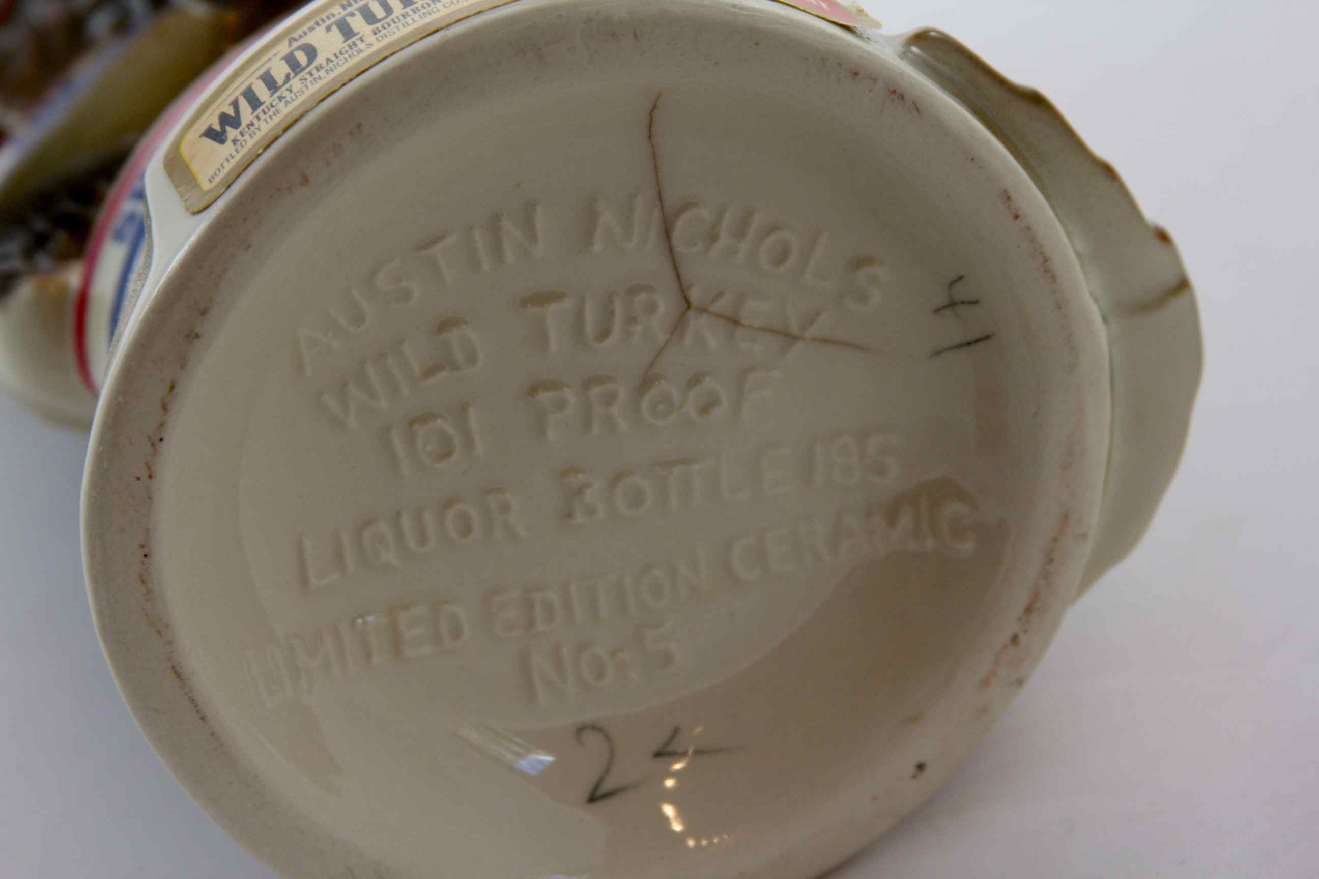 3 Vintage Wild Turkey Decanters