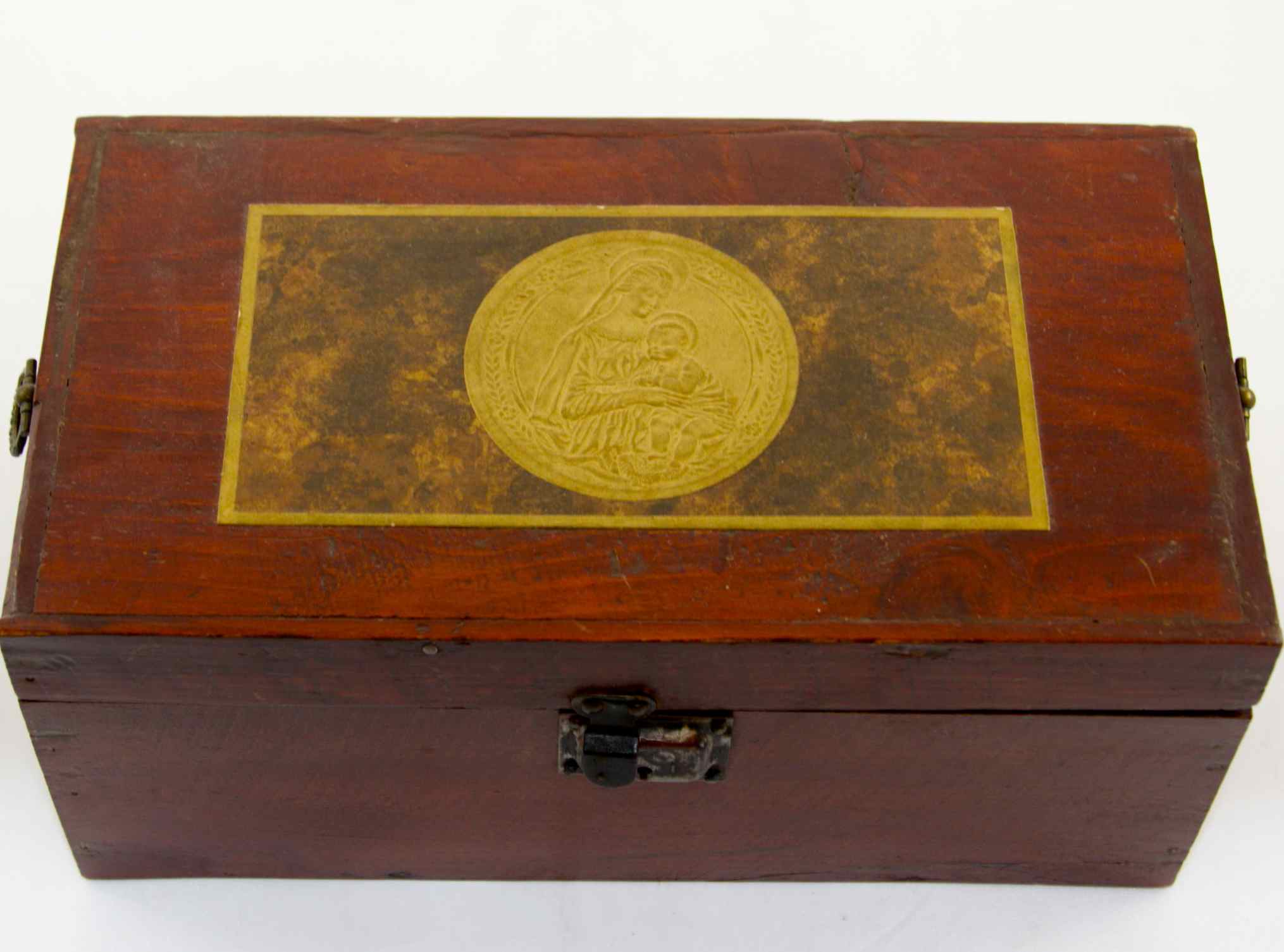 Small Box with Madonna and Child Decoration