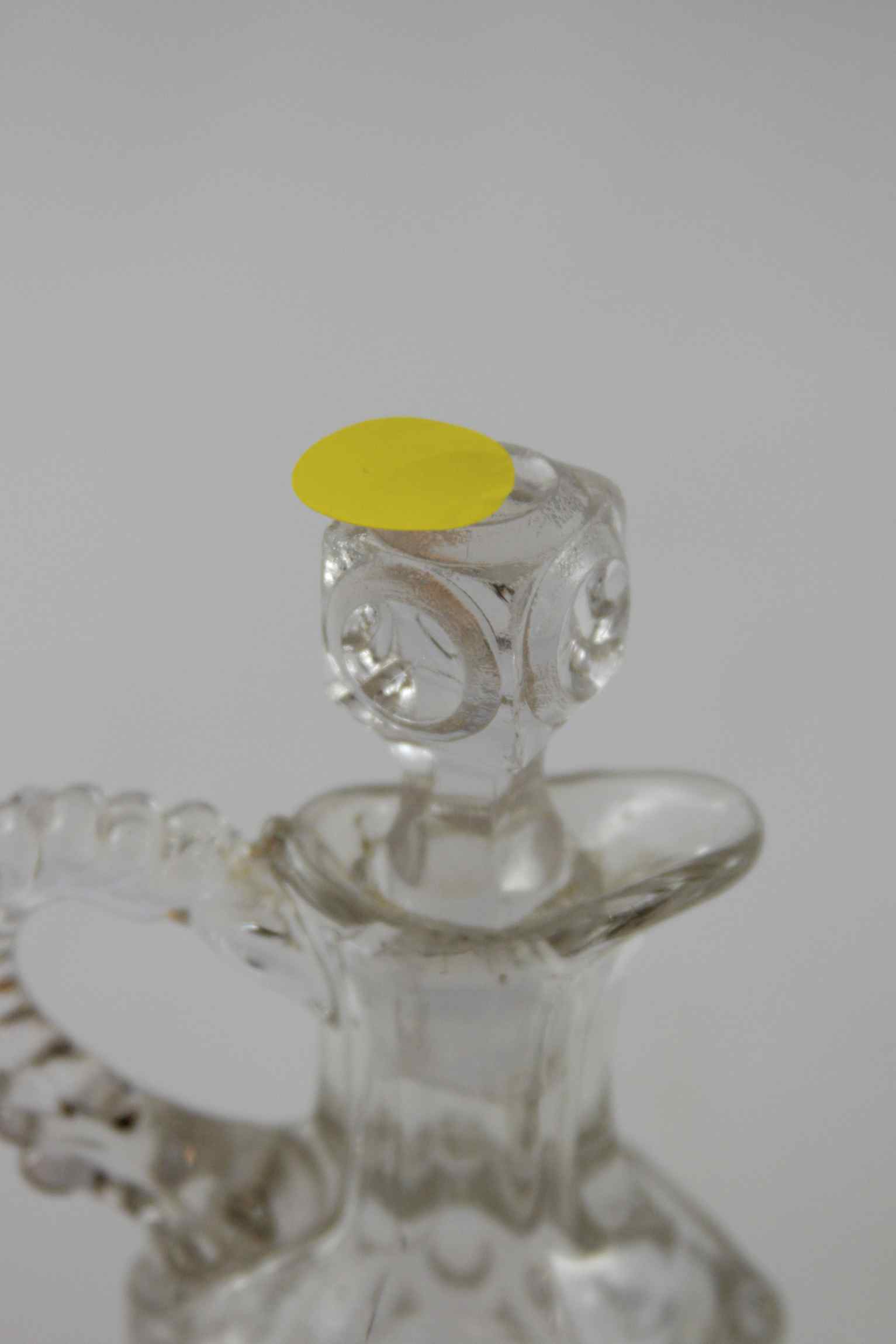 Lot of 3 Vintage Clear Glass Cruets