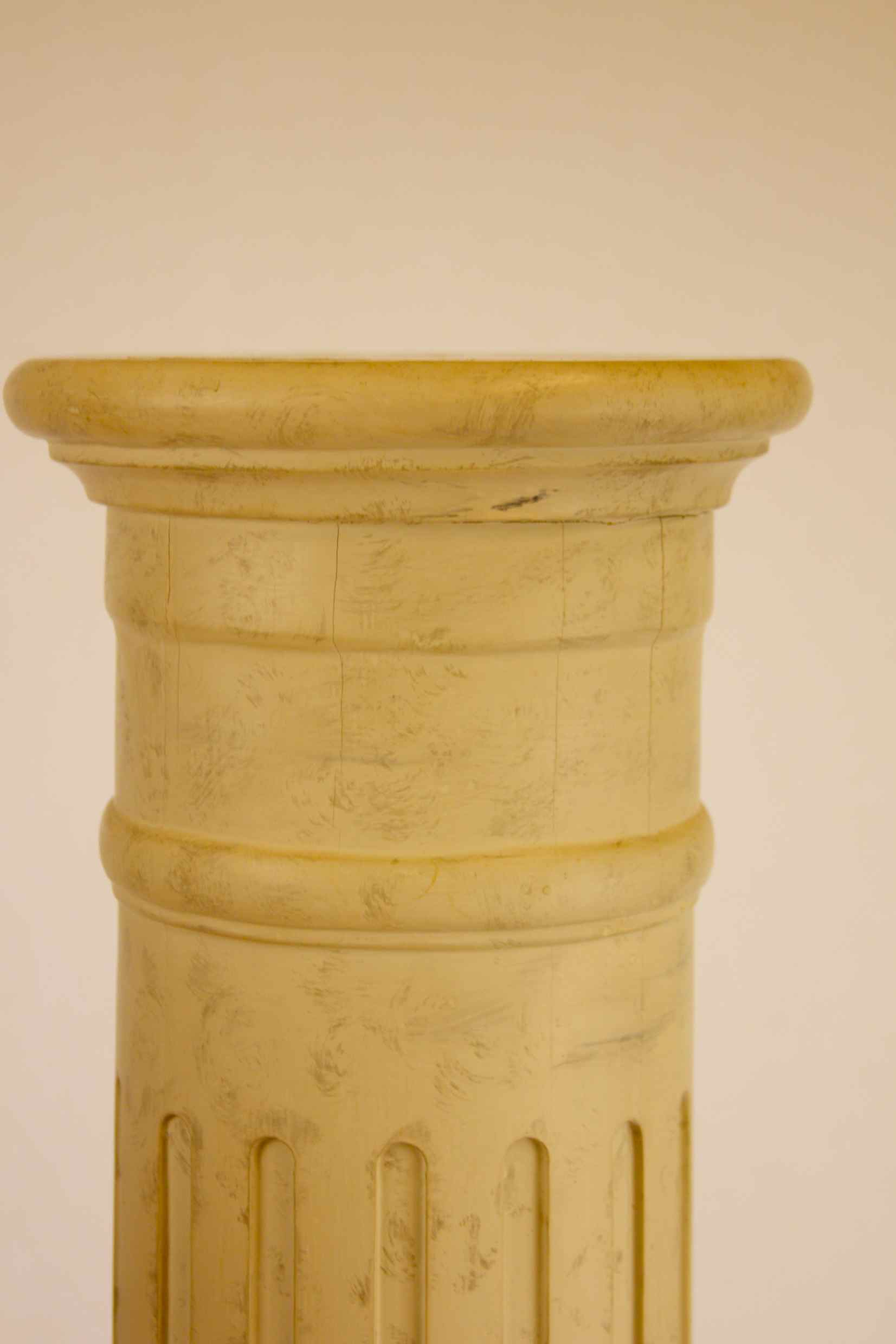 Faux Marble Pedestal