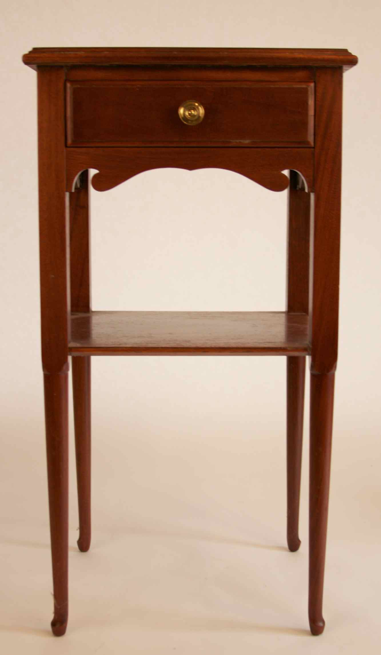 Vintage Hardwood End Table