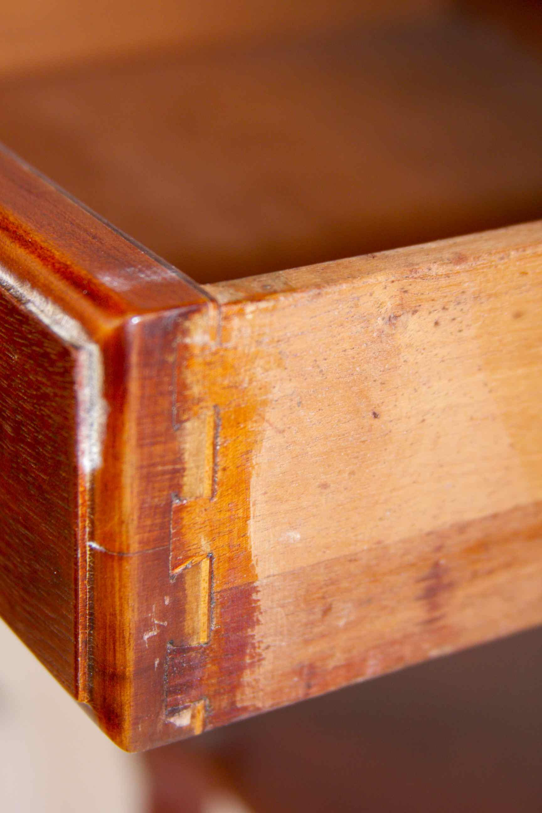 Vintage Hardwood End Table