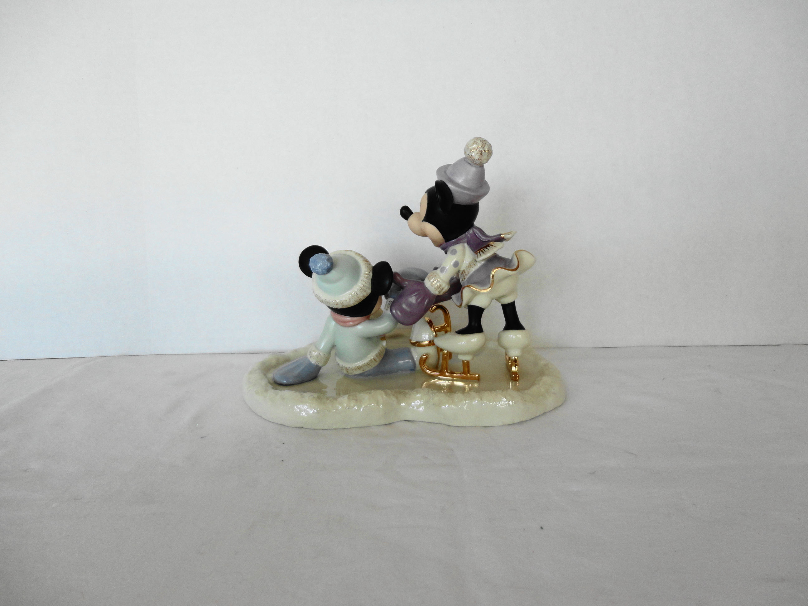 Lenox Disney "Mickey Falls For Love" Figurine