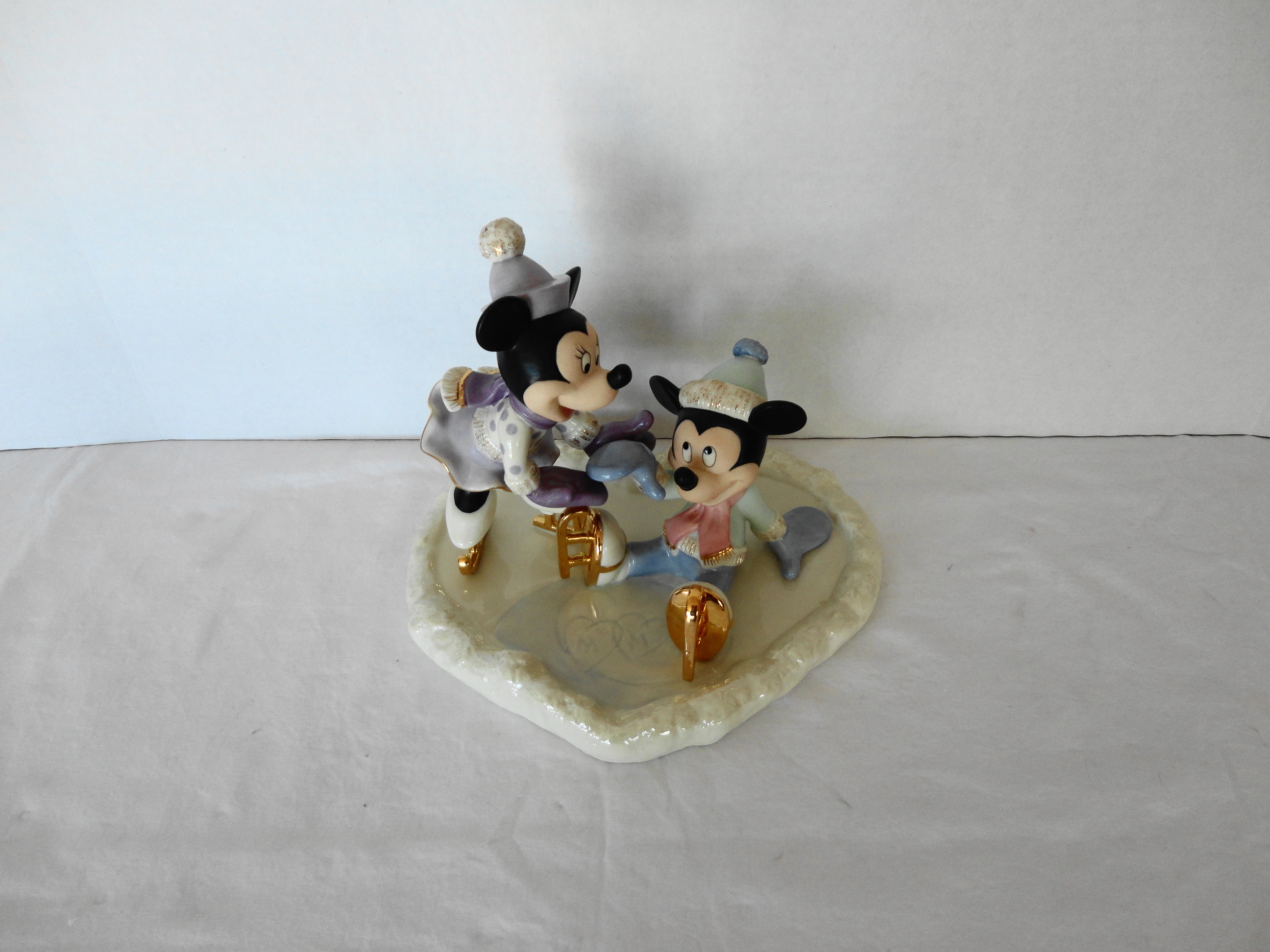 Lenox Disney "Mickey Falls For Love" Figurine