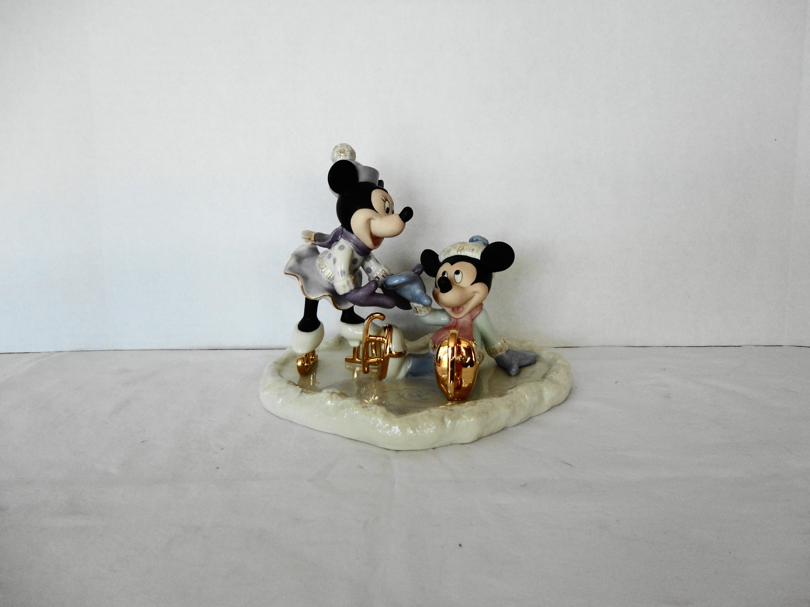 Lenox Disney "Mickey Falls For Love" Figurine