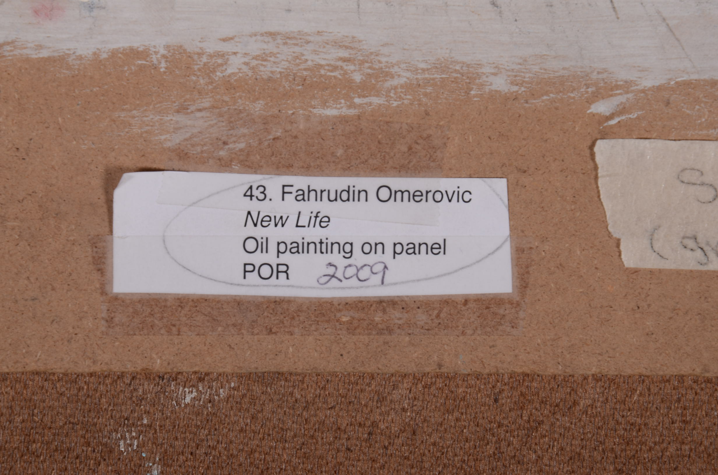 Original Fahrudin Omerovic Oil on Panel Painting