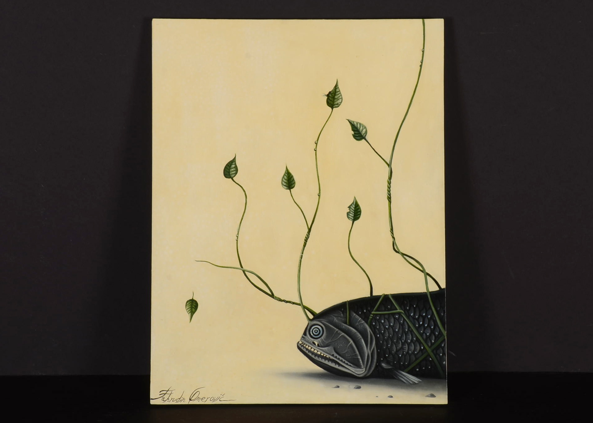 Original Fahrudin Omerovic Oil on Panel Painting