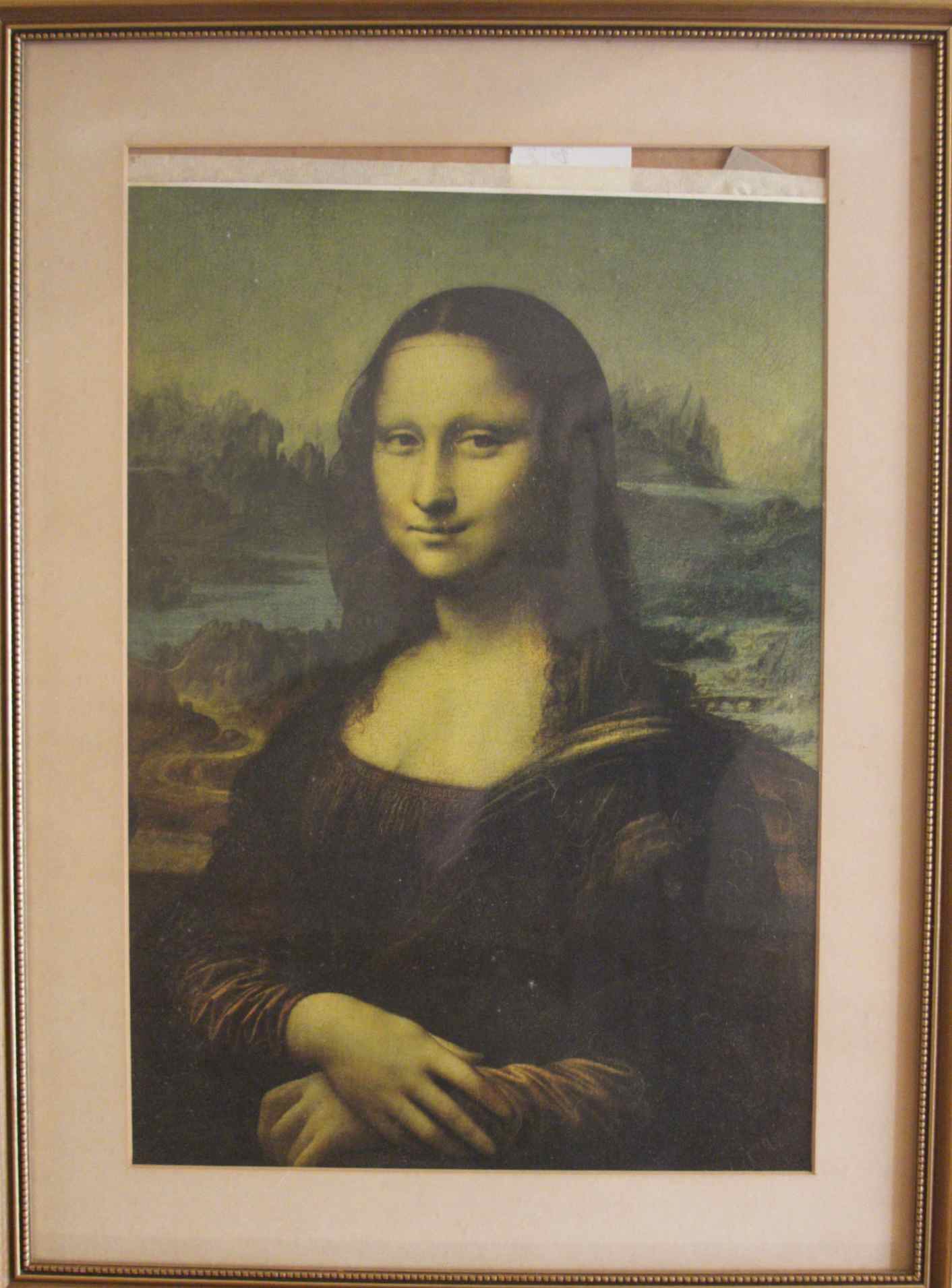 Framed Mona Lisa Print