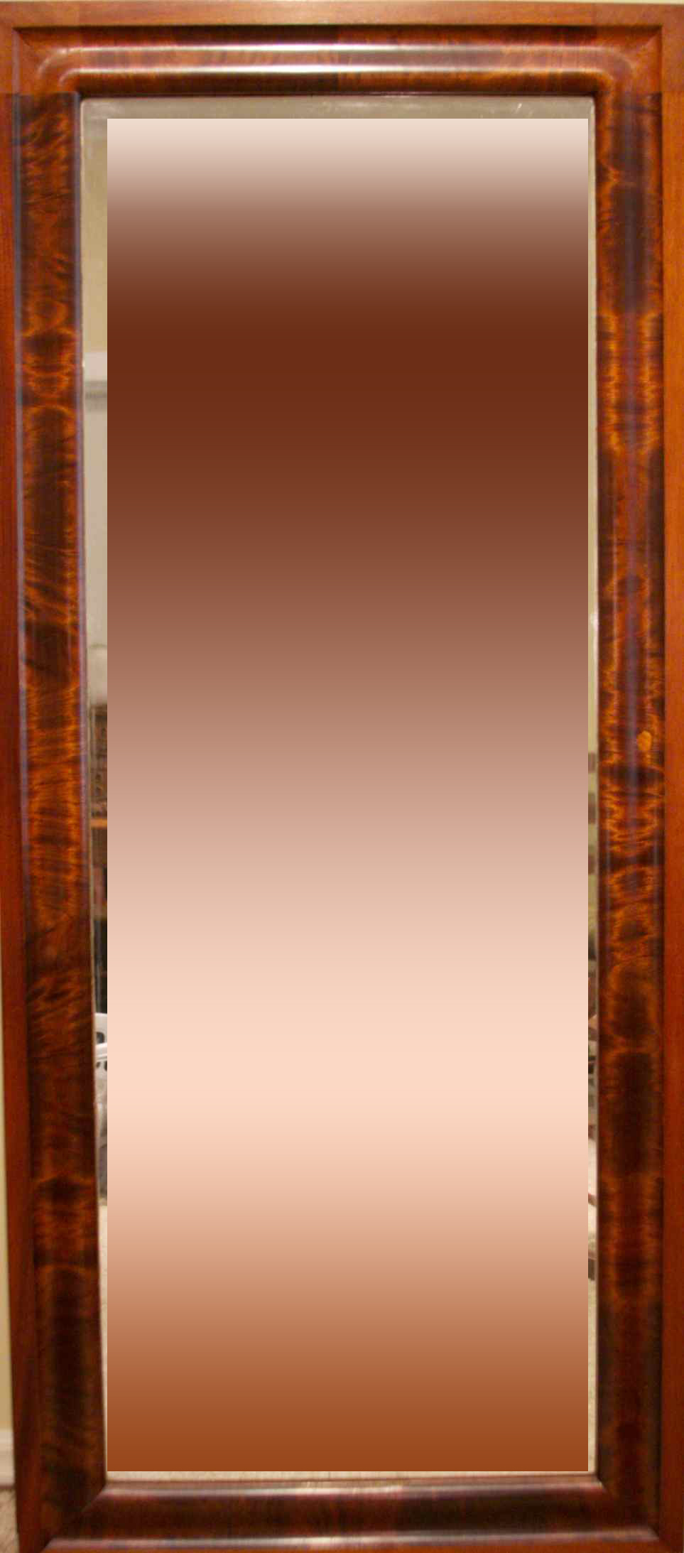 Full-Length Mahogany Mirror