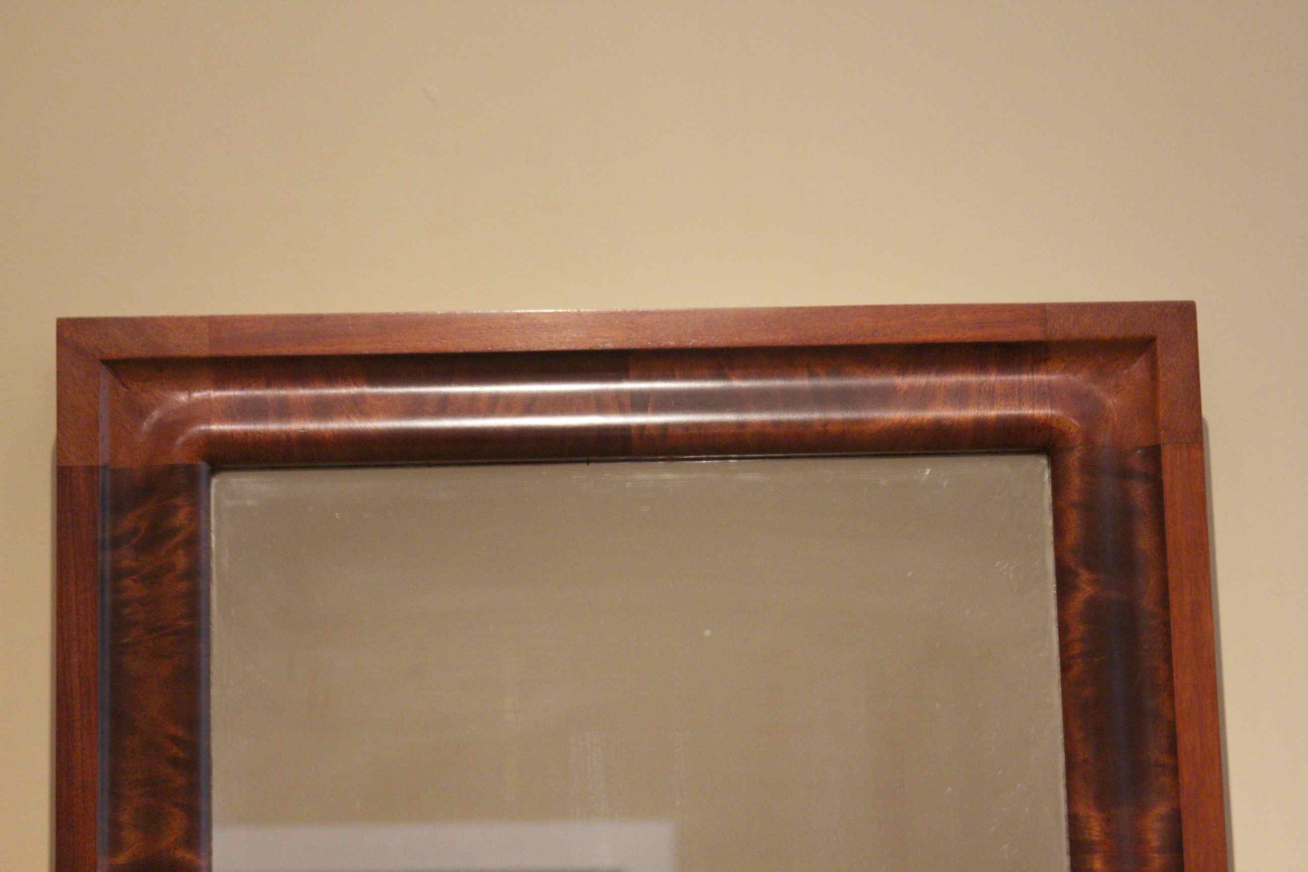 Full-Length Mahogany Mirror