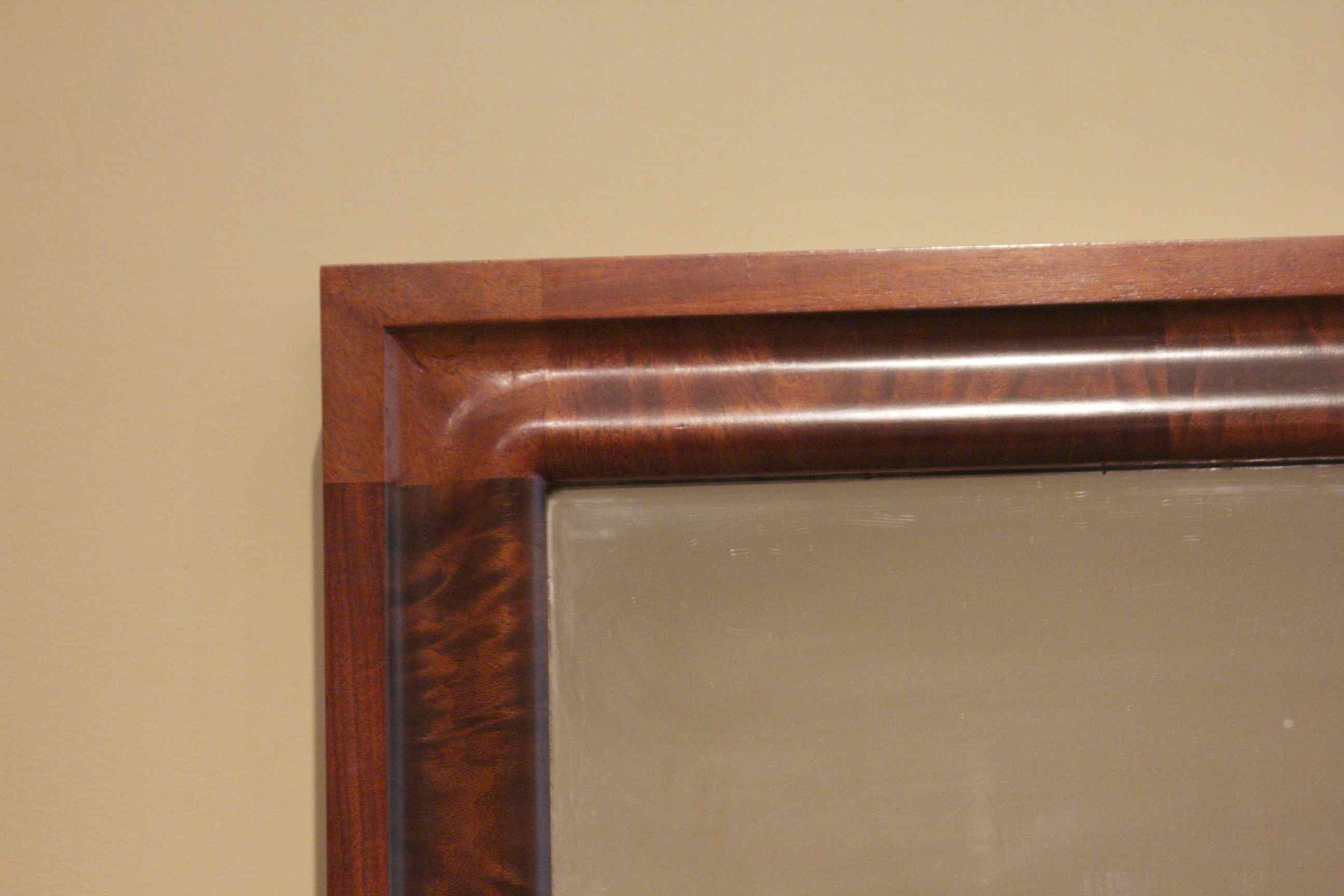 Full-Length Mahogany Mirror