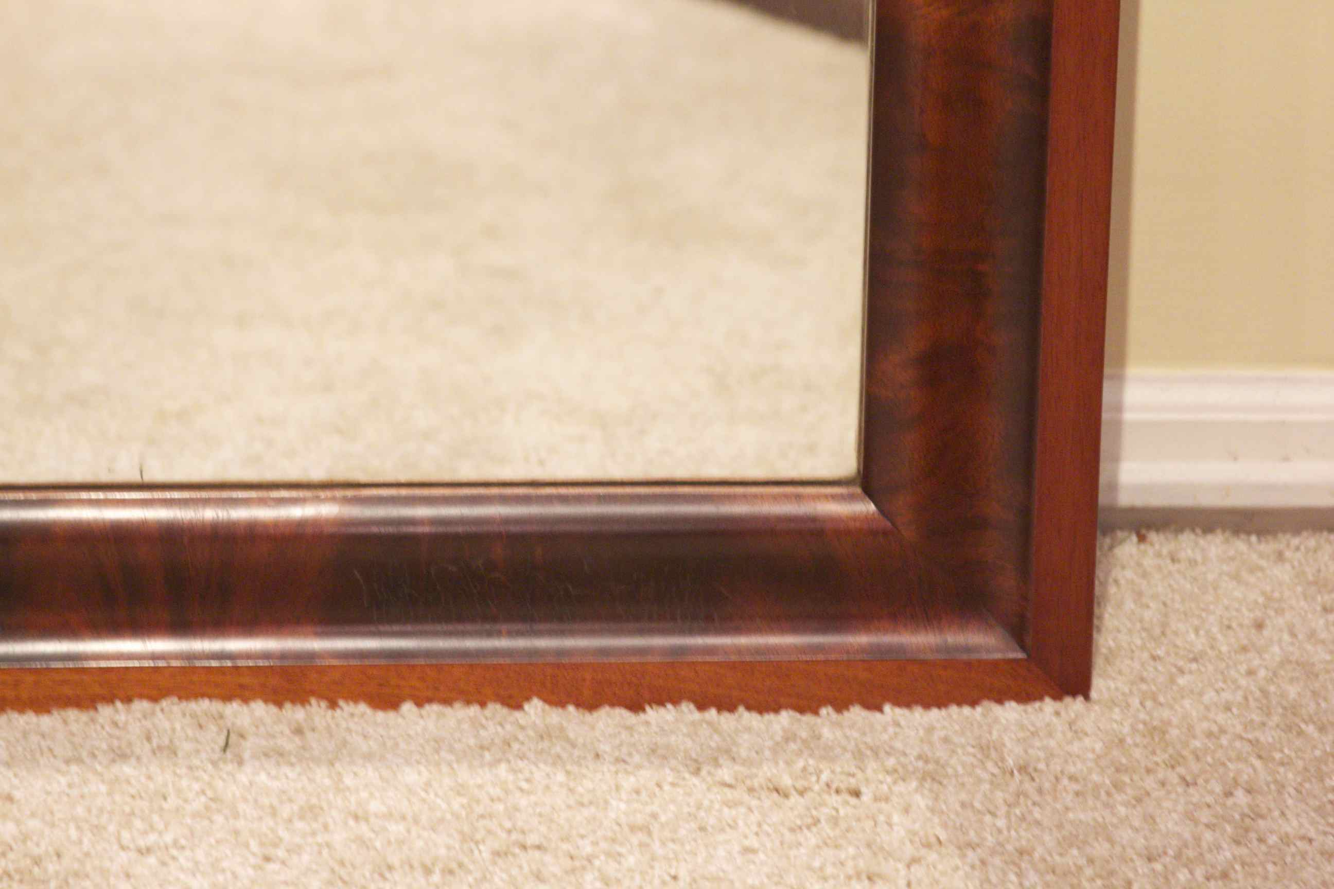 Full-Length Mahogany Mirror