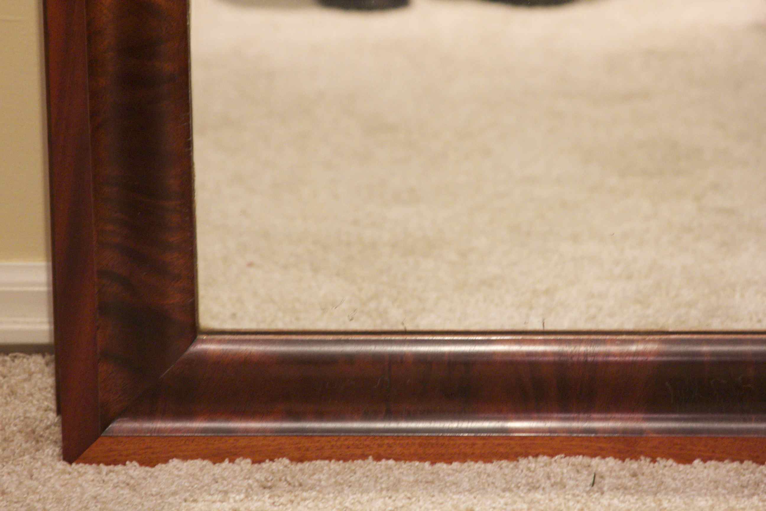 Full-Length Mahogany Mirror