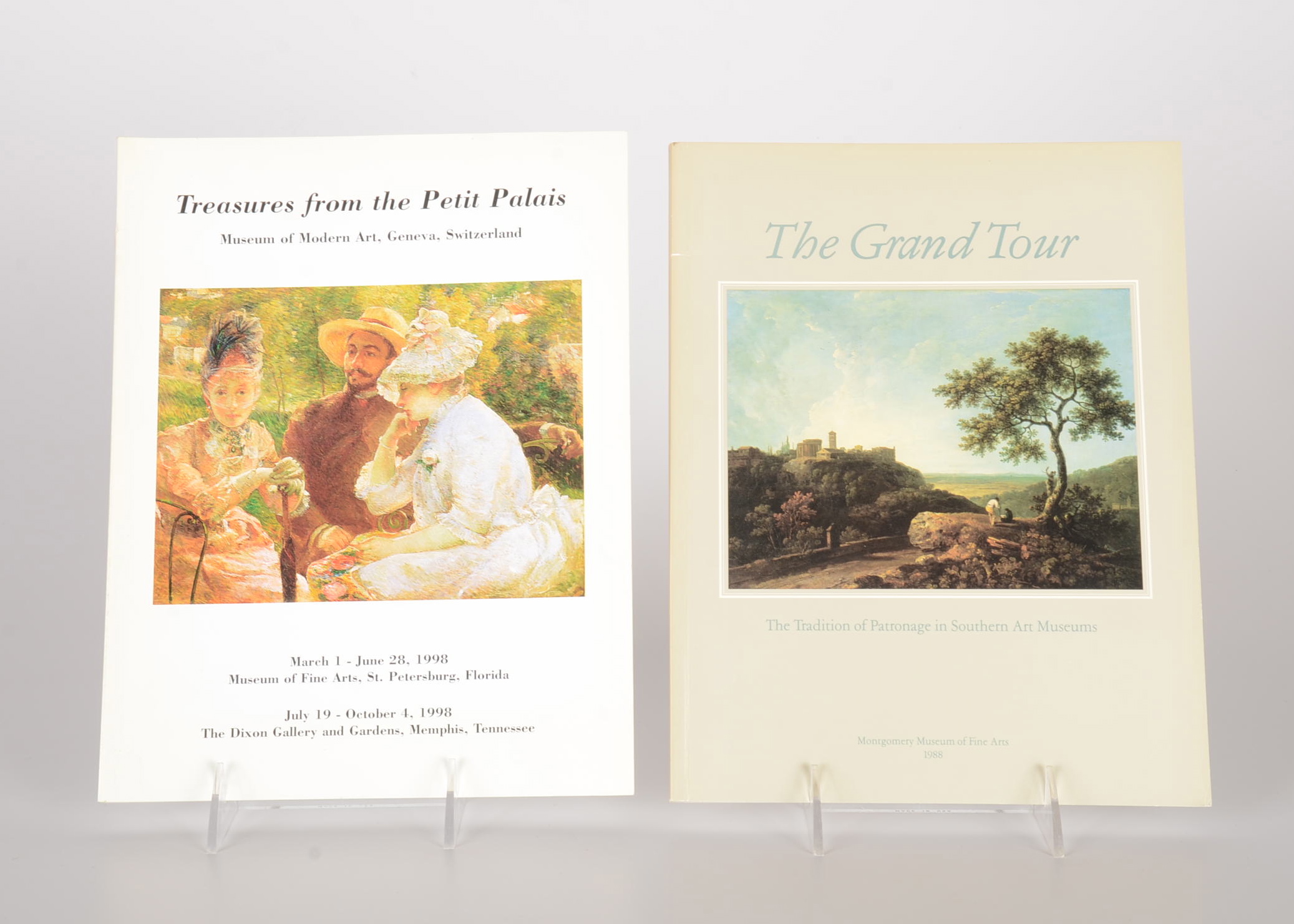 Exhibit Catalogs from Geneva, Switzerland and Montgomery, Alabama