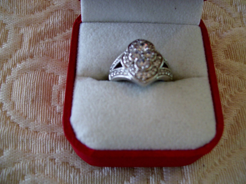 Gold Vermeil Tennis Bracelet & Silver Ring 