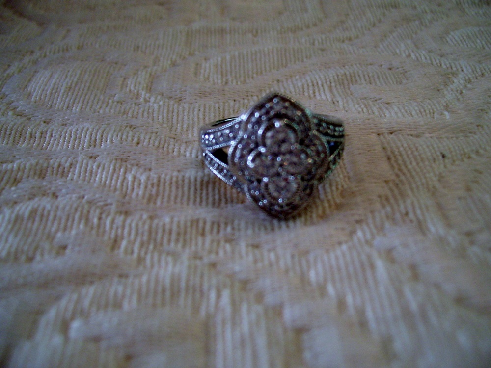 Gold Vermeil Tennis Bracelet & Silver Ring 