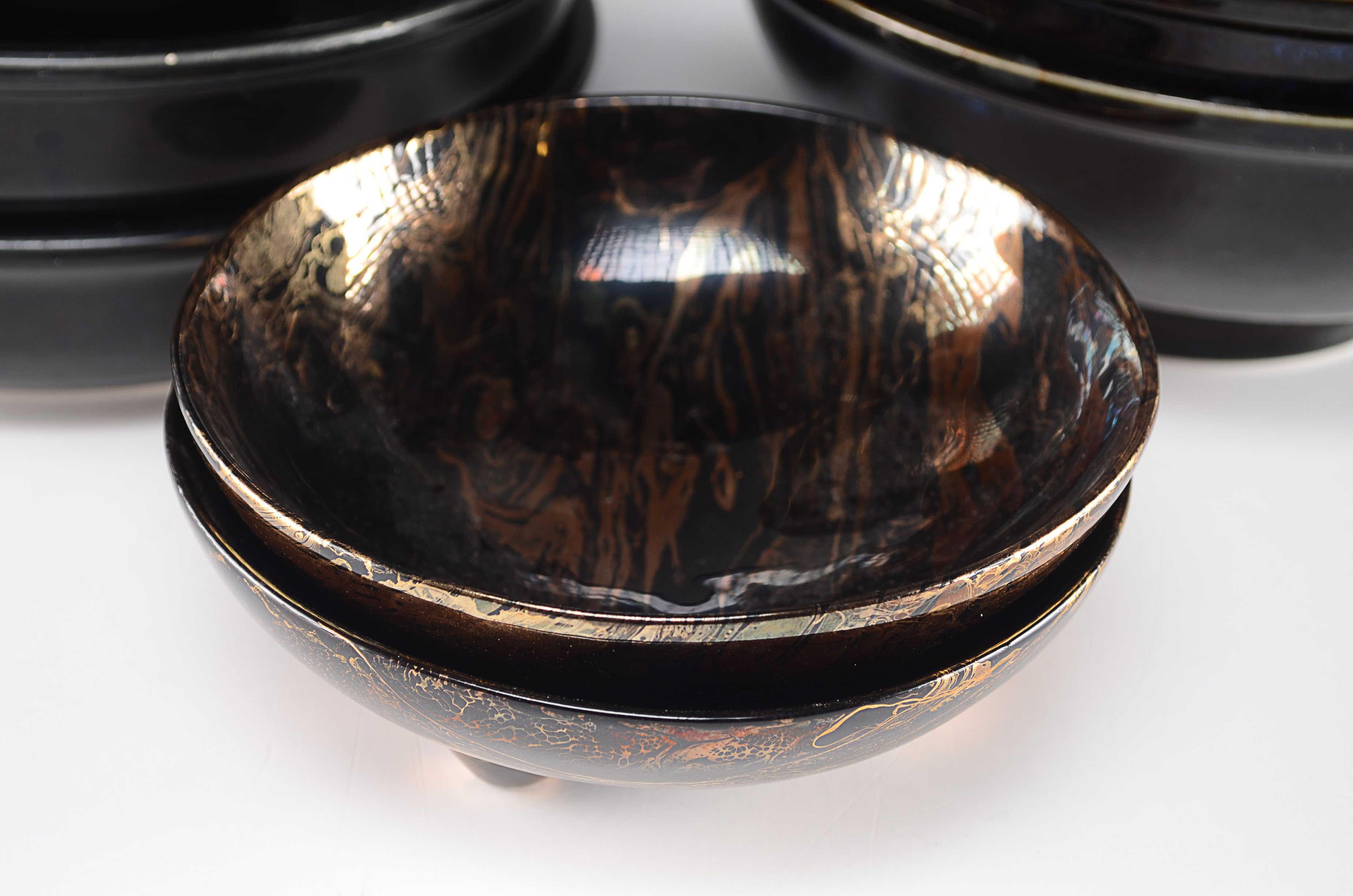 Vintage Ceramics including Two Sasha Brastoff Footed Bowls