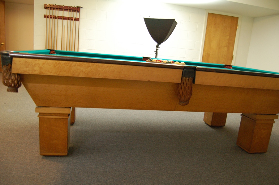 Brunswick-Balke-Collender "Monarch Cushions" Pool Table