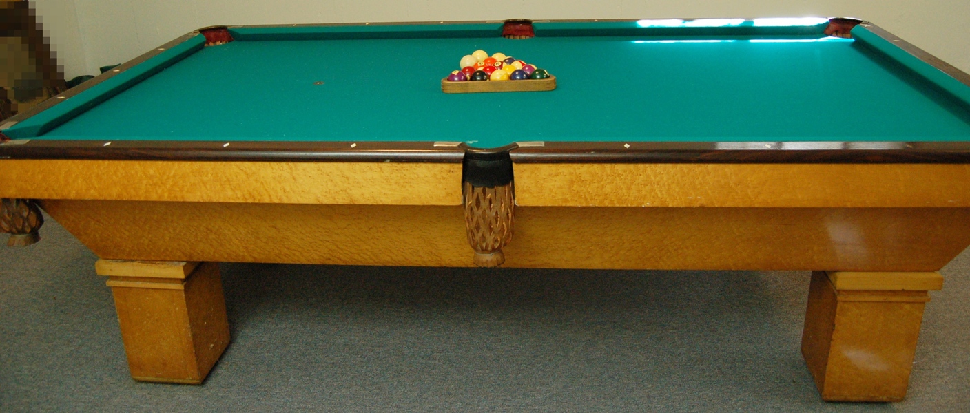 Brunswick-Balke-Collender "Monarch Cushions" Pool Table