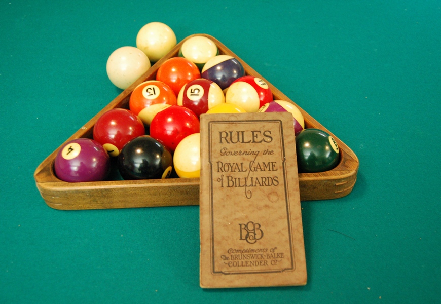 Brunswick-Balke-Collender "Monarch Cushions" Pool Table