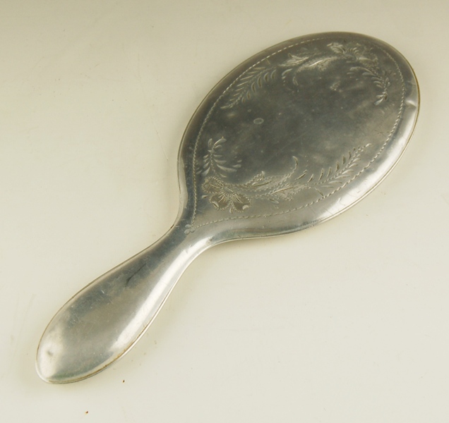 Aluminum Hand Mirror