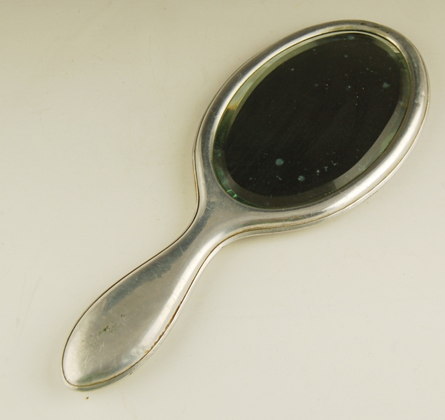 Aluminum Hand Mirror