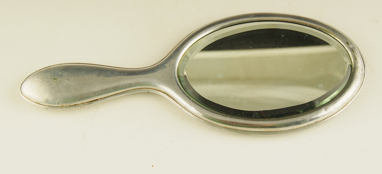 Aluminum Hand Mirror