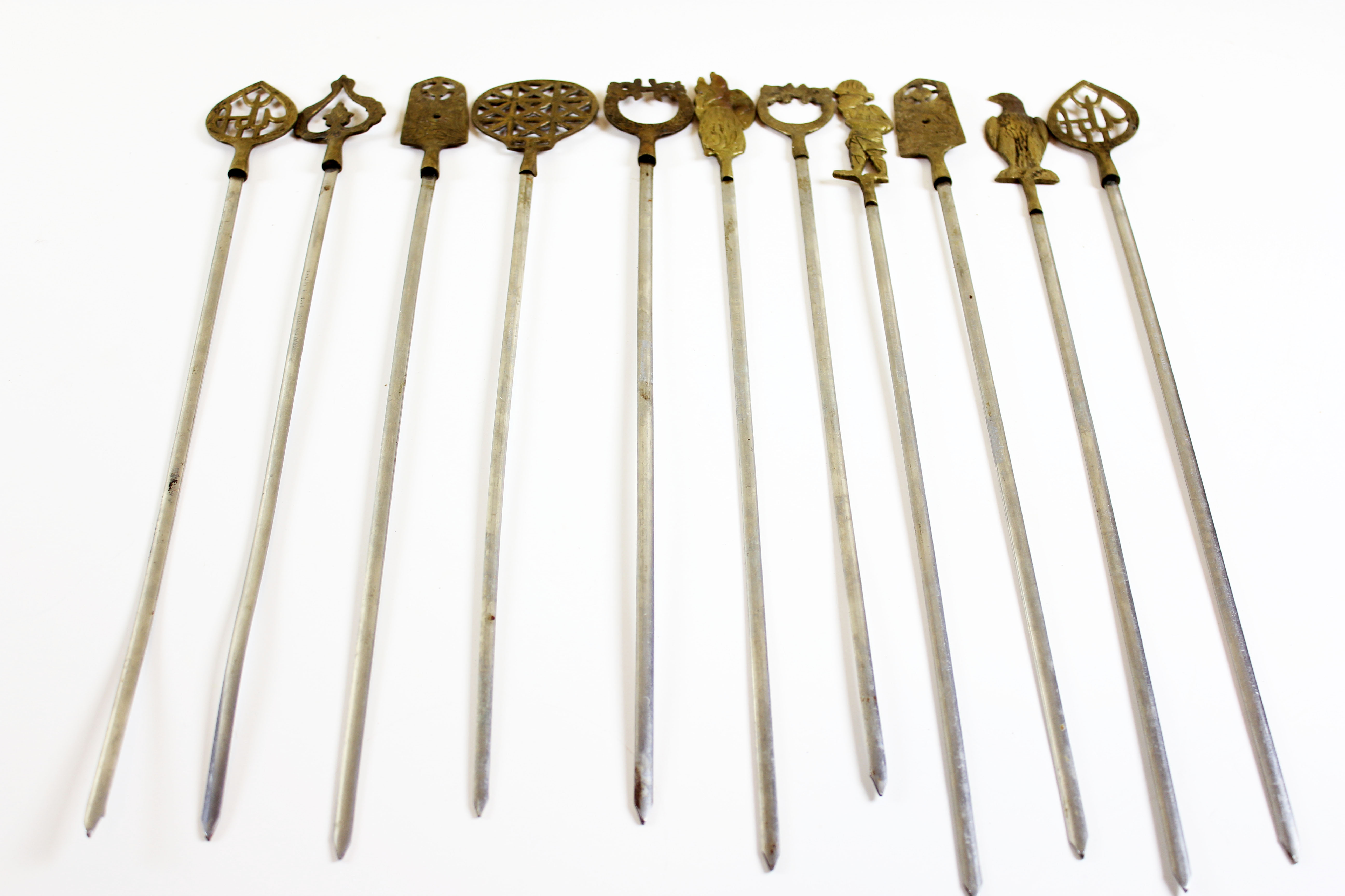 Vintage Stainless Steel Turkish Skewers
