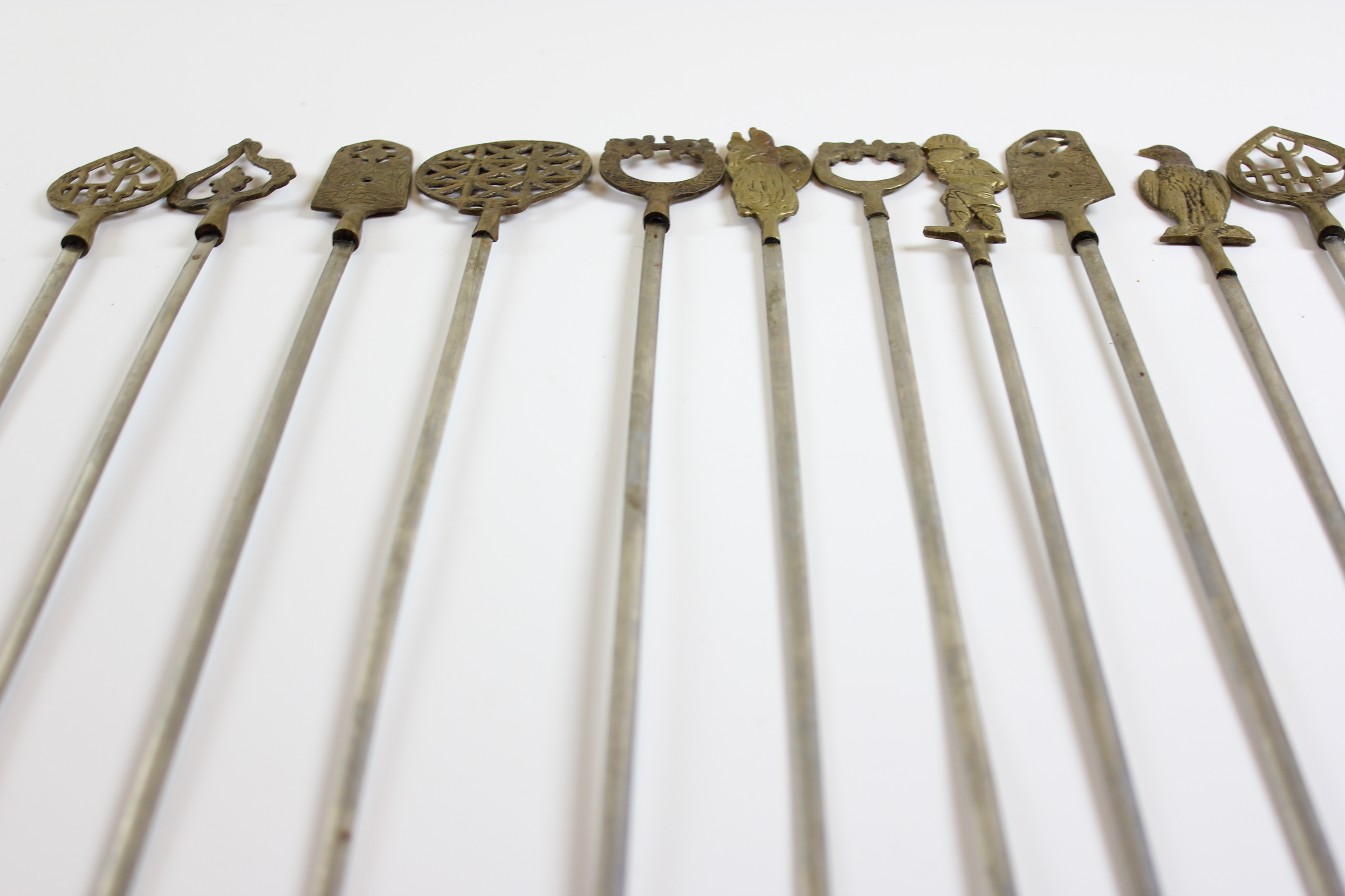 Vintage Stainless Steel Turkish Skewers