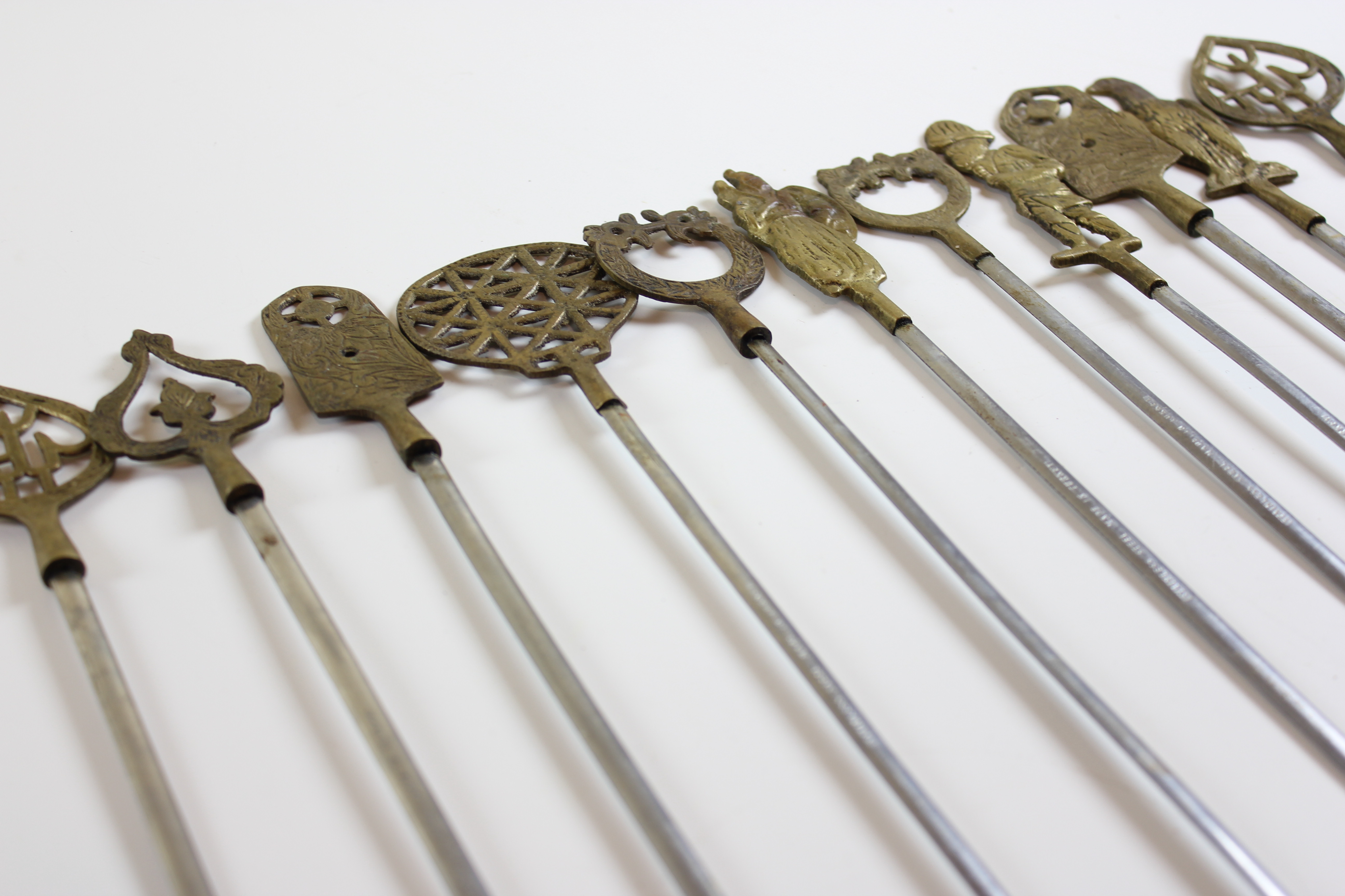 Vintage Stainless Steel Turkish Skewers