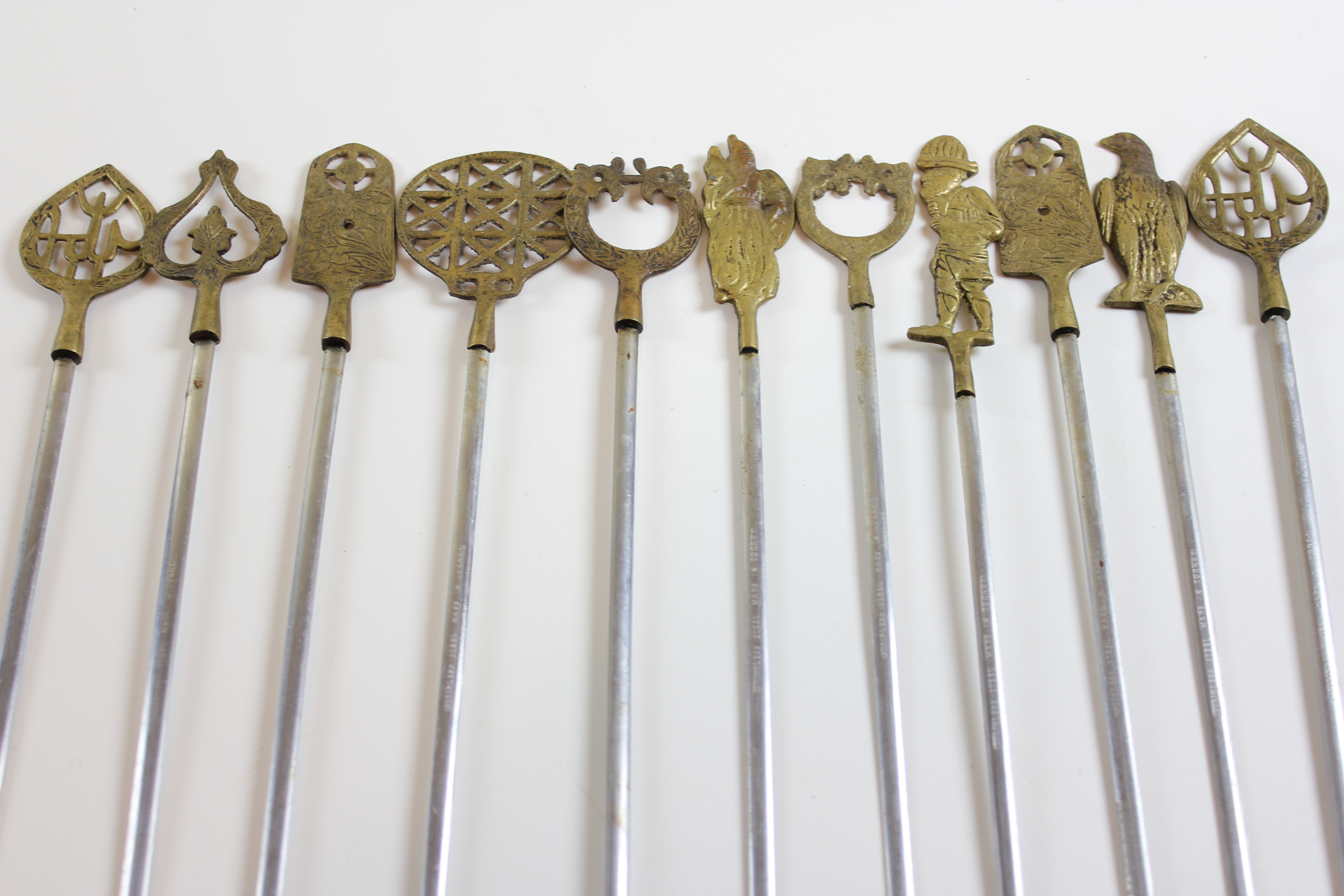 Vintage Stainless Steel Turkish Skewers