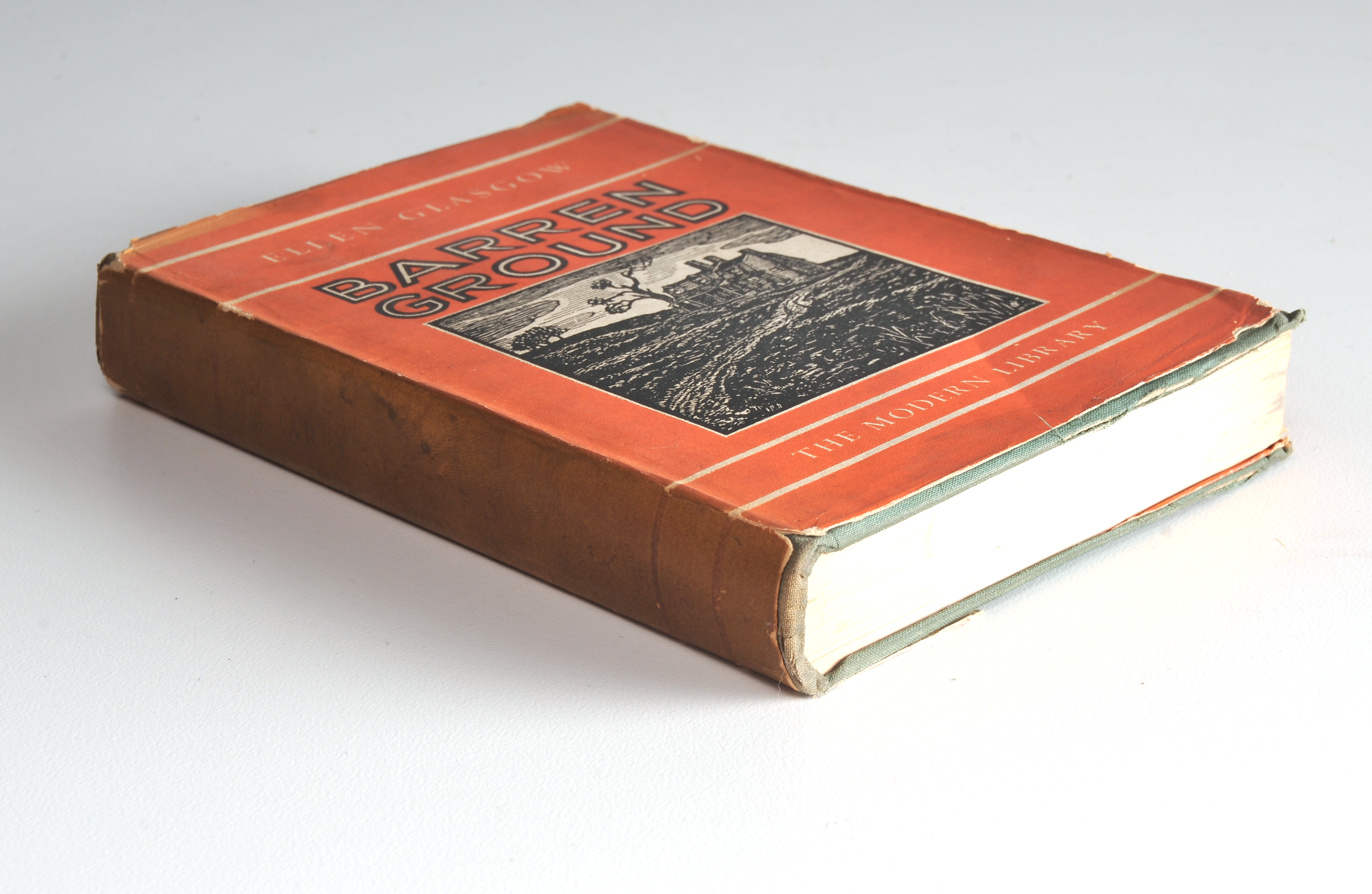 1936 Modern Library Edition of "Barren Ground" by Ellen Glasgow