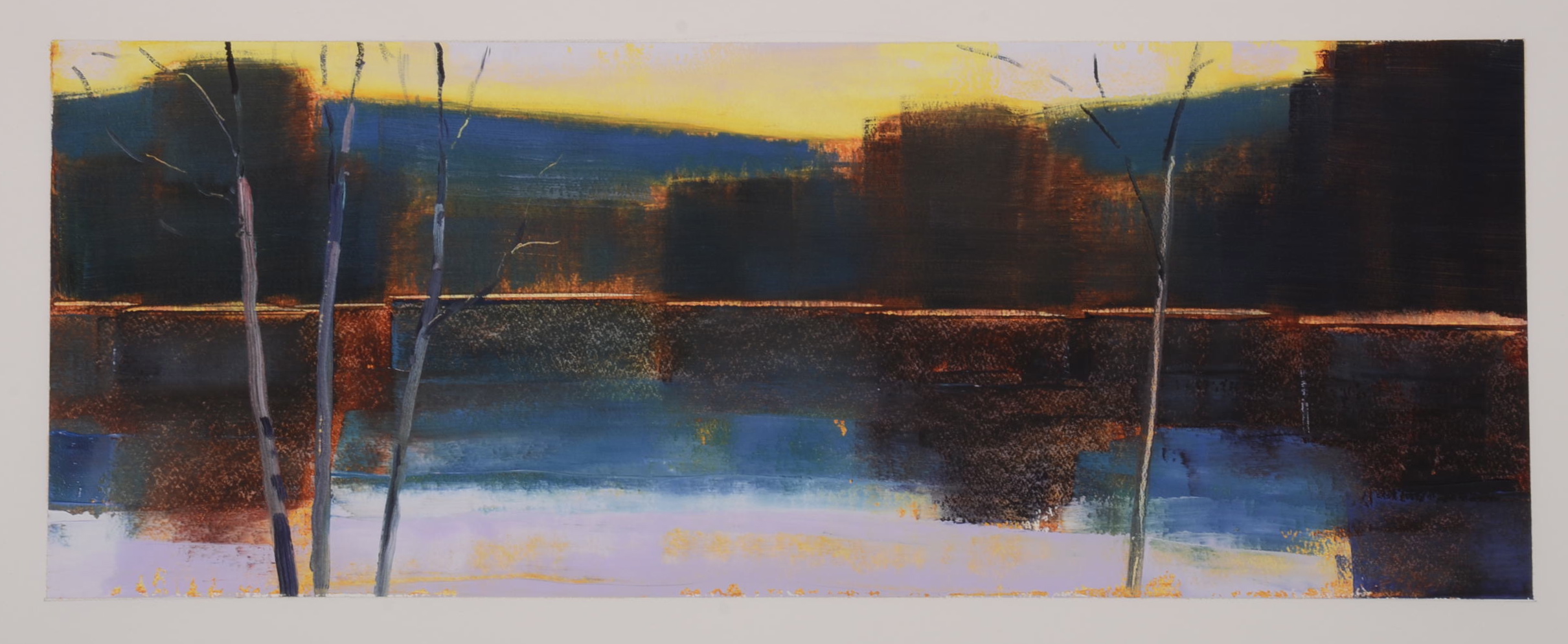 Stephen Pentak Original Oil On Paper Painting