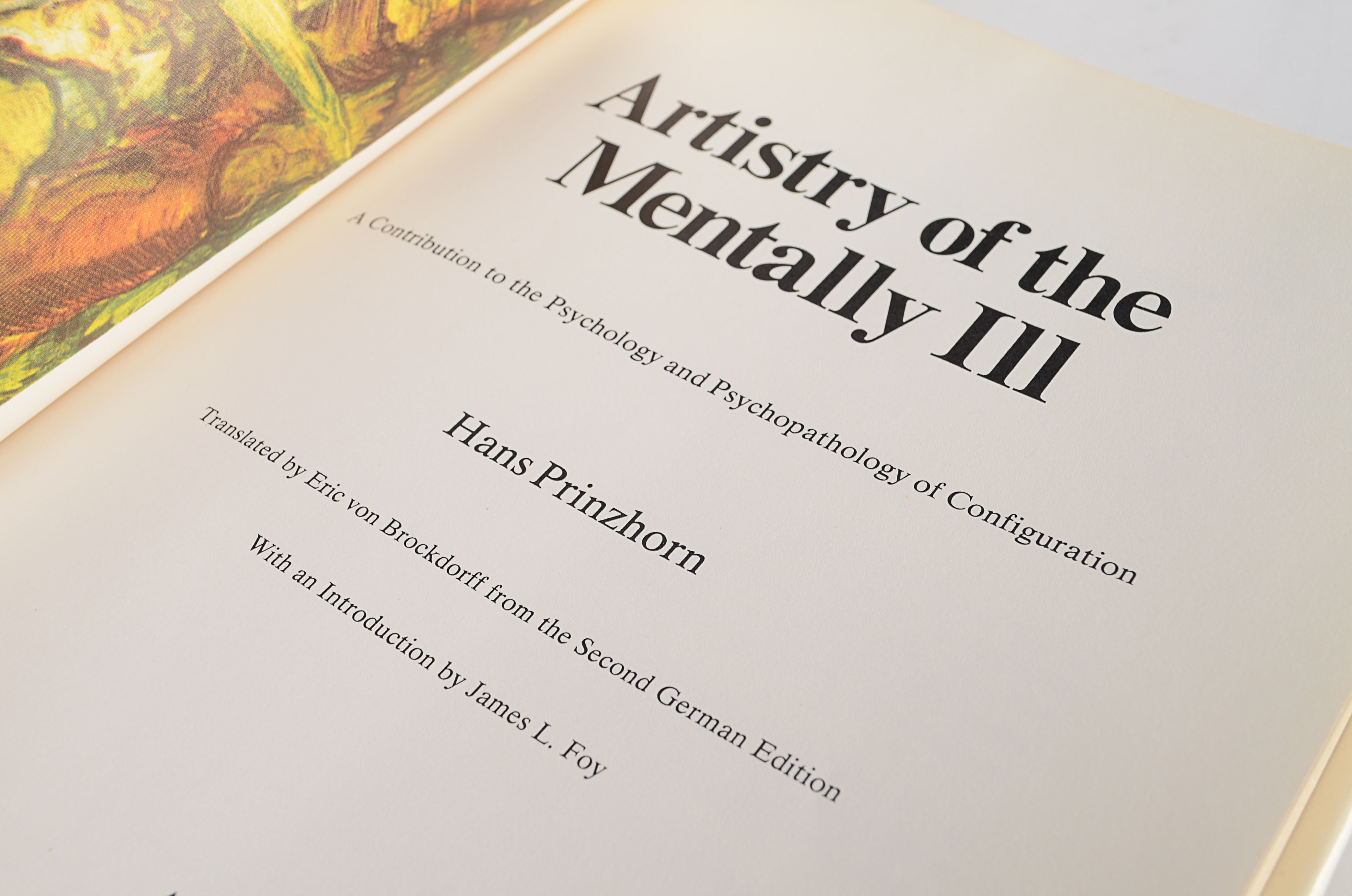 Book, Artistry of the Mentally Ill