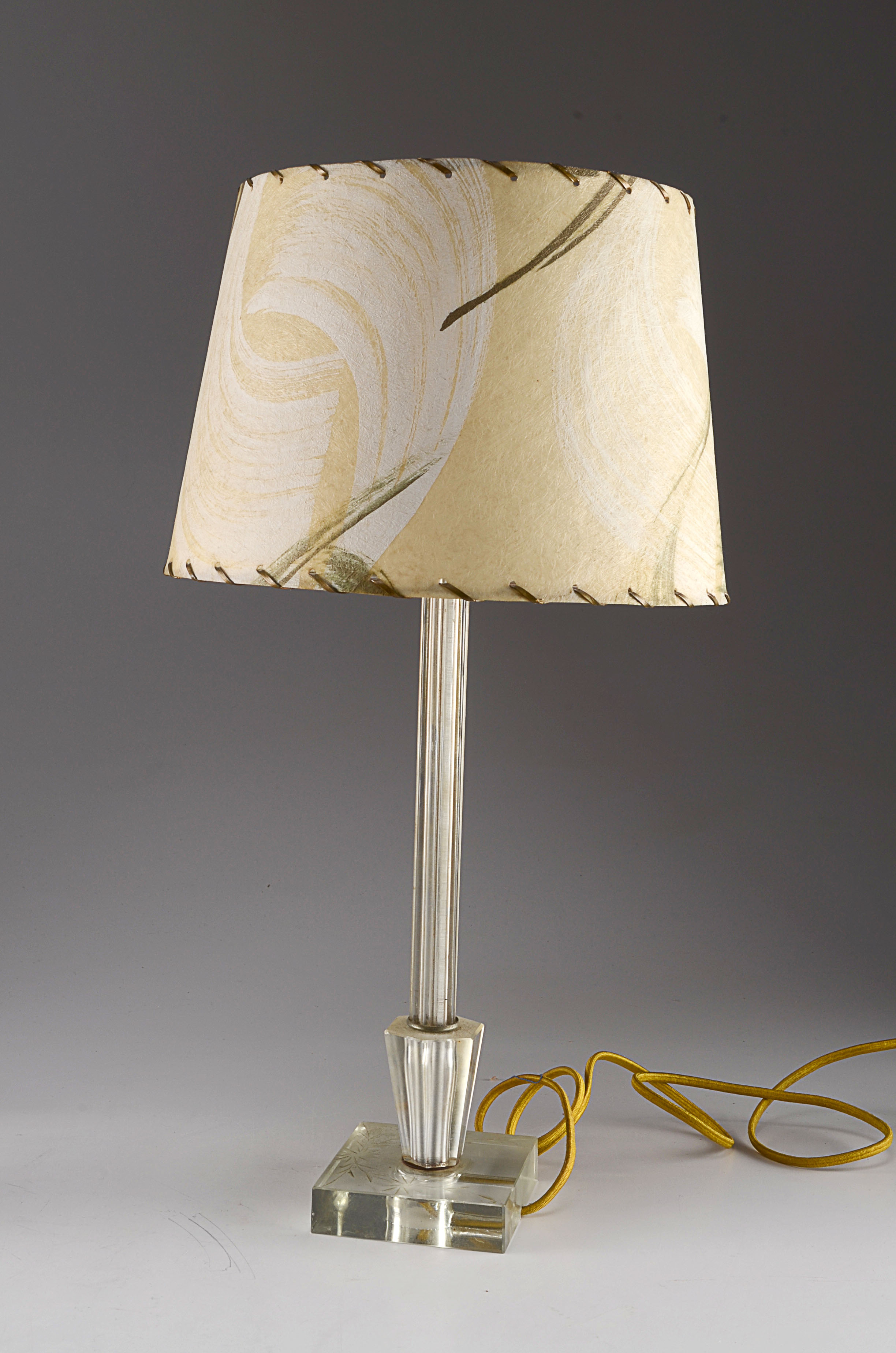 Mid-Century Glass Lamps