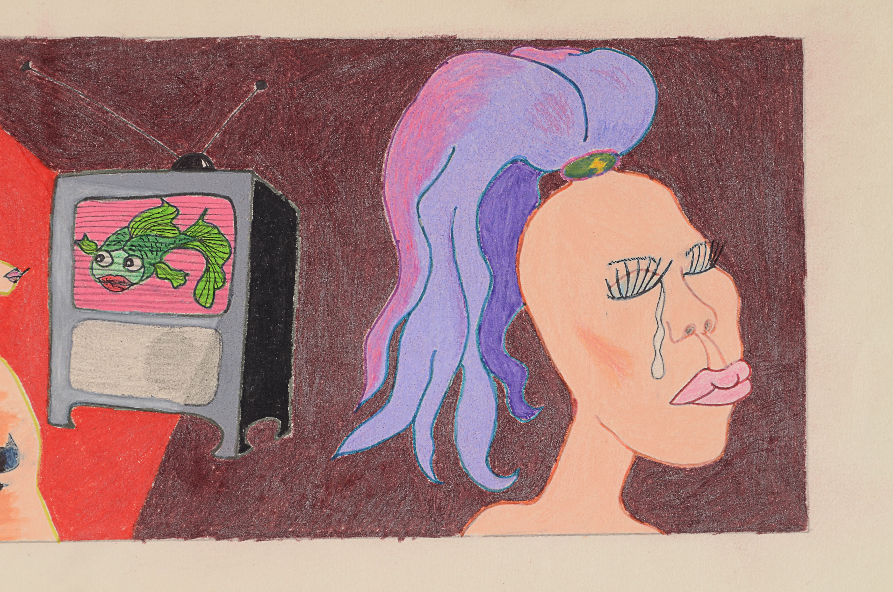 James Duesing Original Colored Pencil on Paper