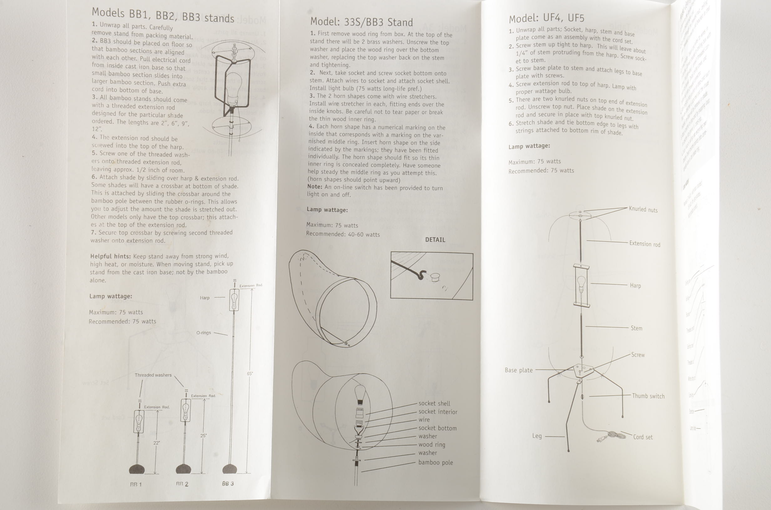 Isamu Noguchi Akari Floor Lamp