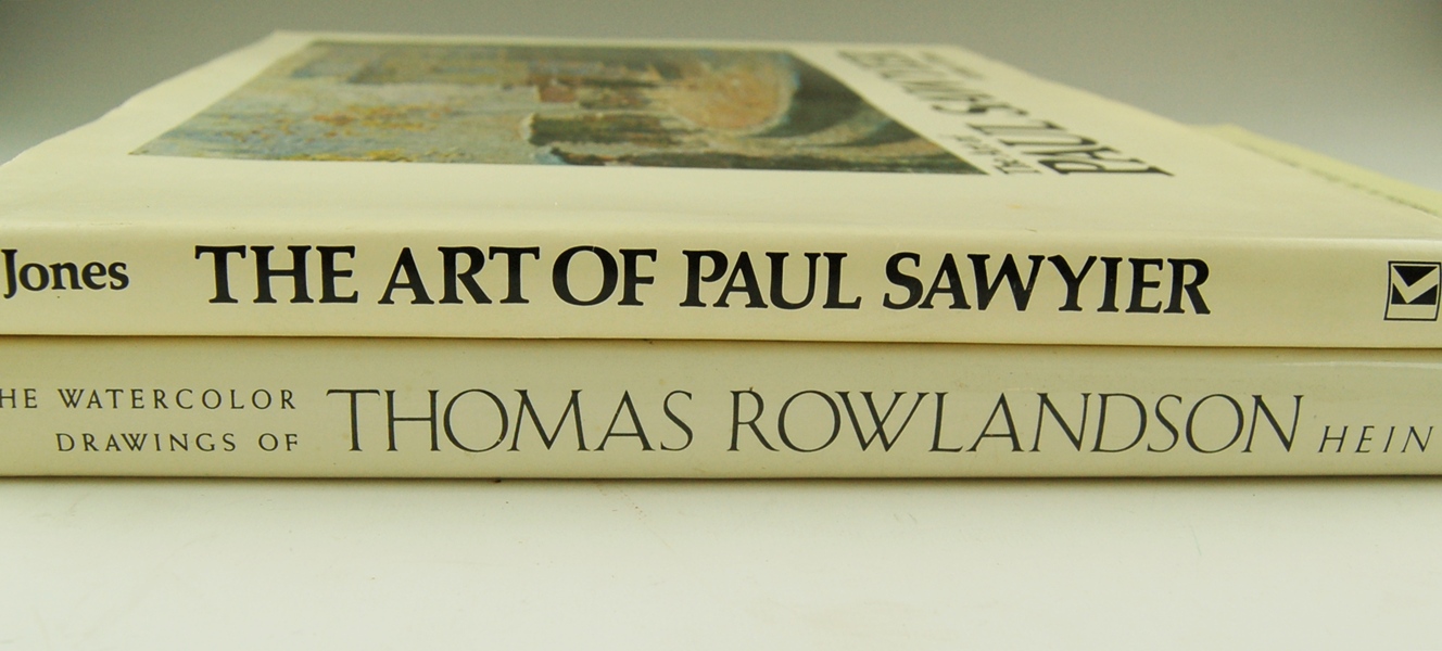 The Art of Paul Sawyer and The Watercolor Drawings of Thomas Rowlandson Books