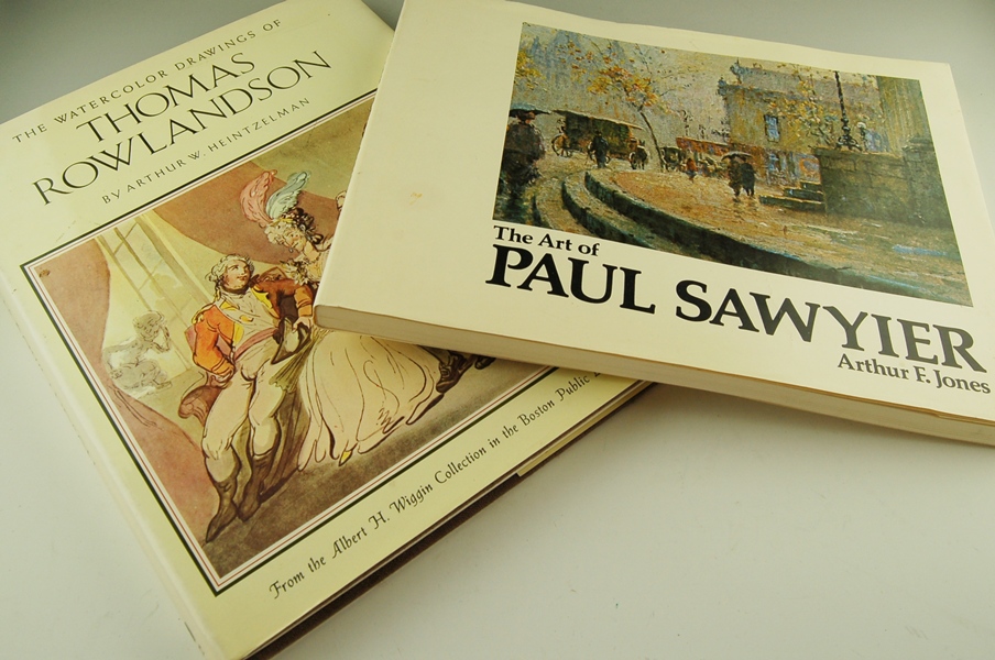 The Art of Paul Sawyer and The Watercolor Drawings of Thomas Rowlandson Books