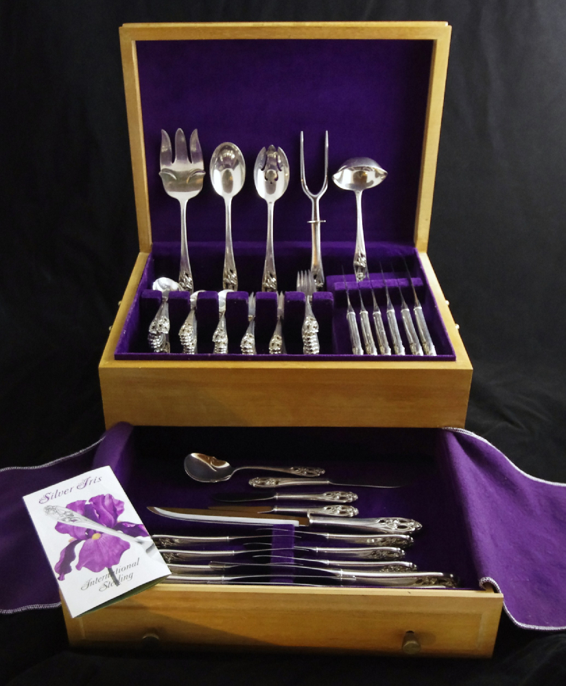 International Sterling Silver "Silver Iris" Flatware