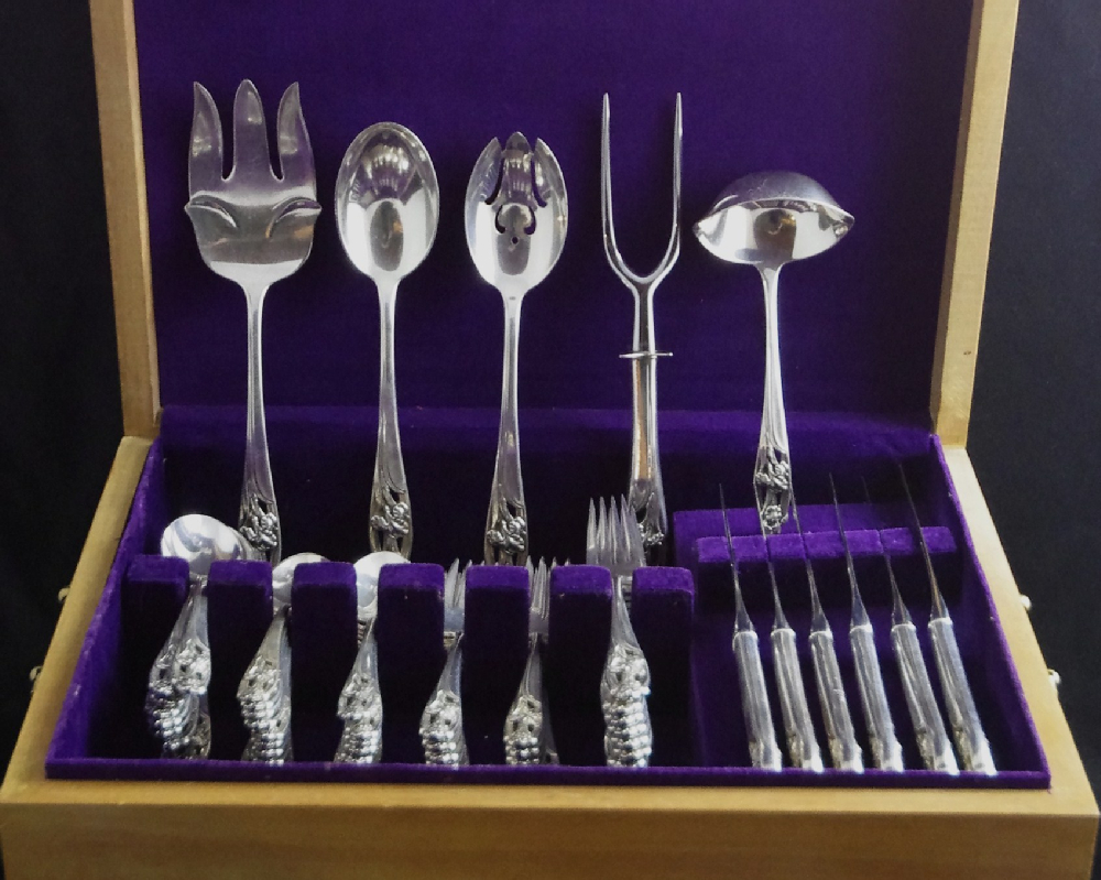 International Sterling Silver "Silver Iris" Flatware