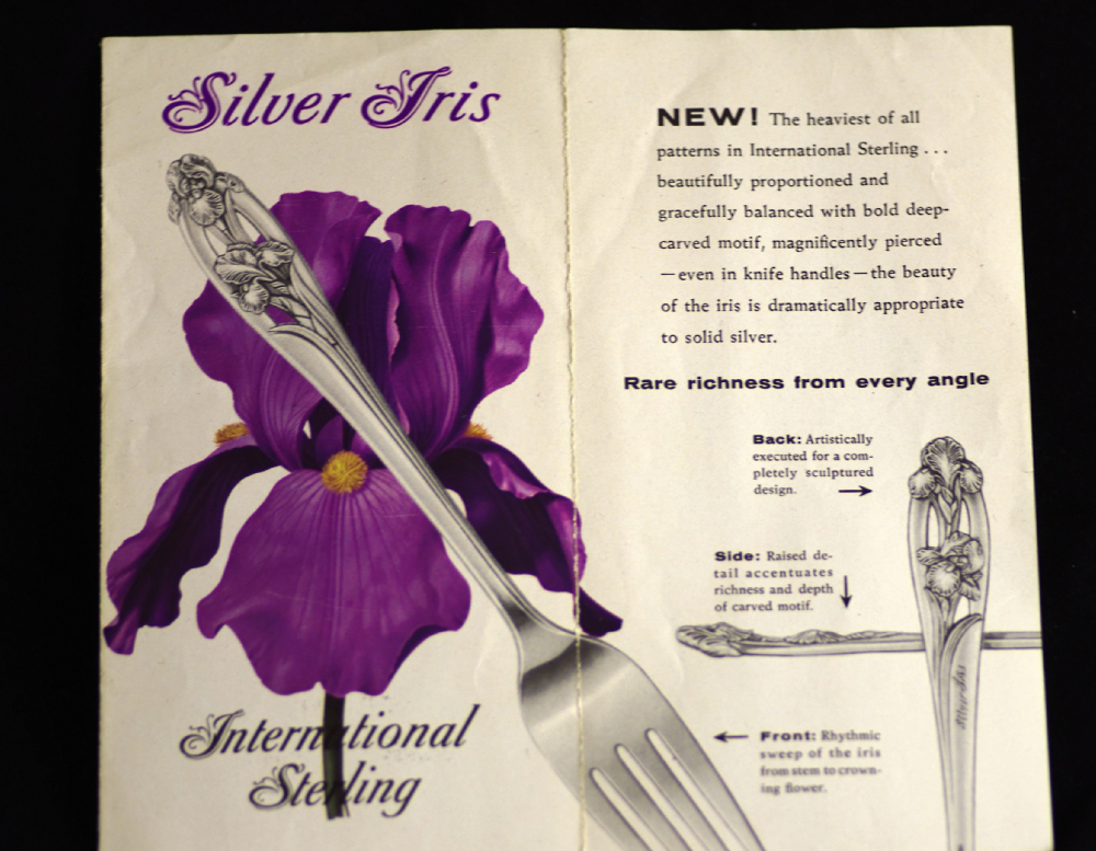 International Sterling Silver "Silver Iris" Flatware