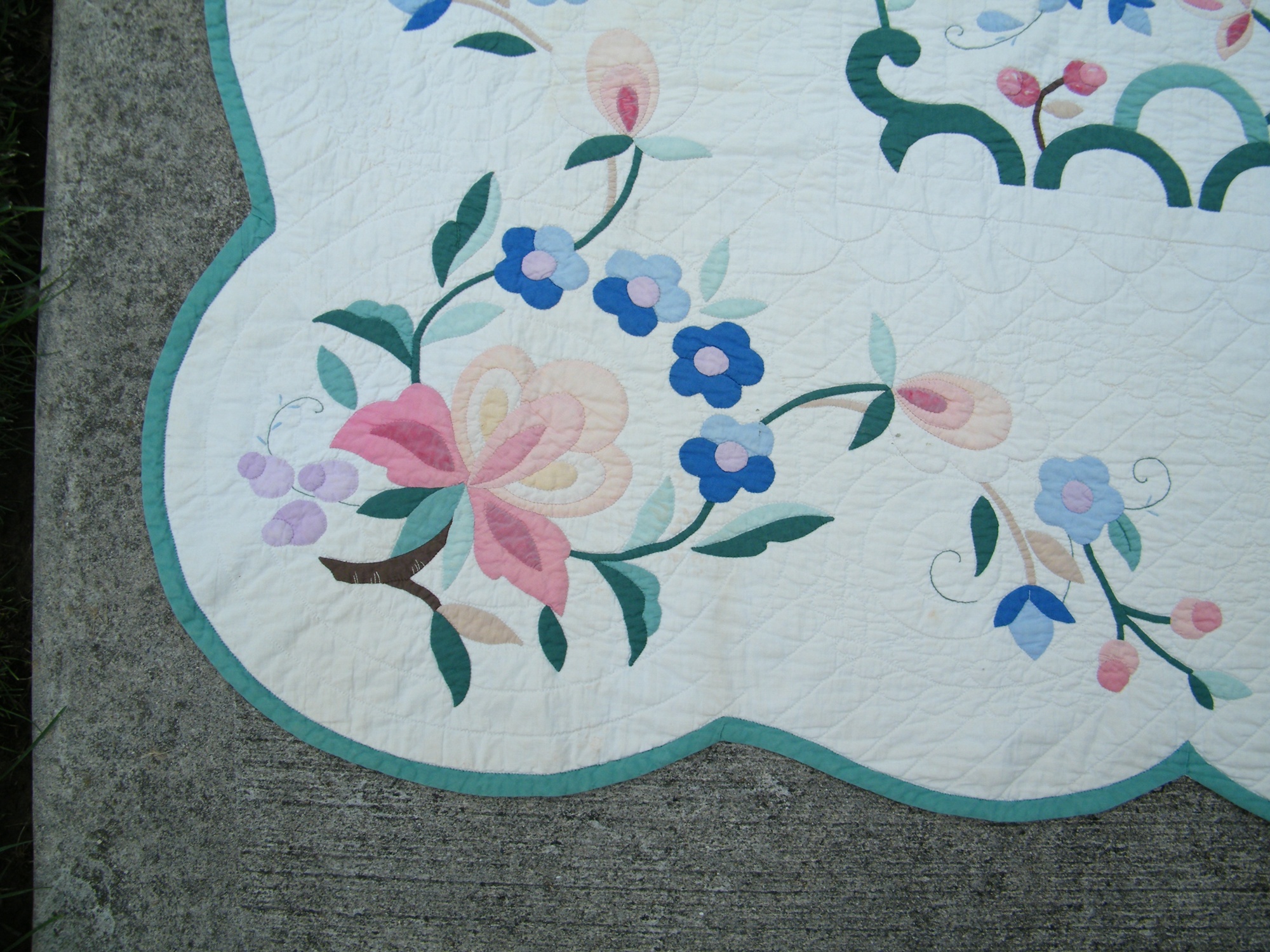 1930's Tree of Life Applique Quilt