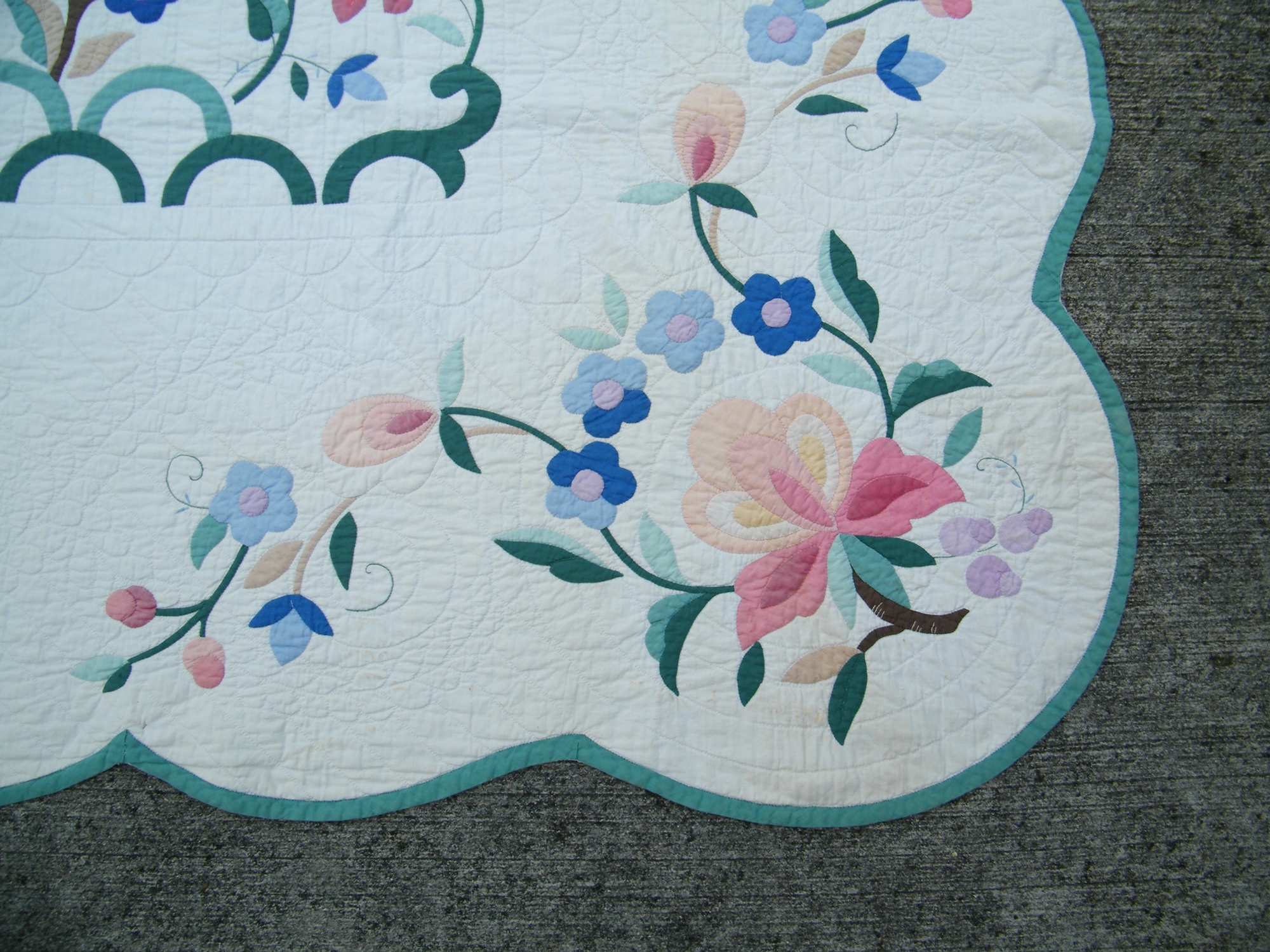 1930's Tree of Life Applique Quilt