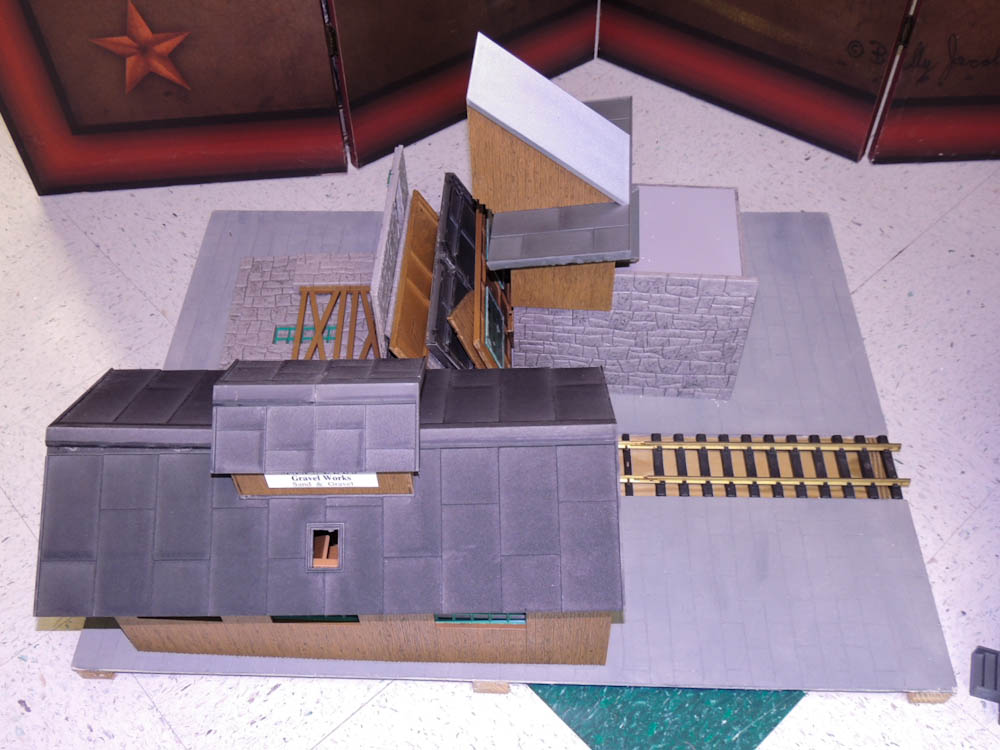 PIKO "BayWa" Warehouse, Storage Tower, Gravel Works G Scale Train