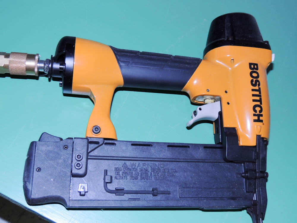 Husky Two Gallon Air Compressor and Bostich Nailer