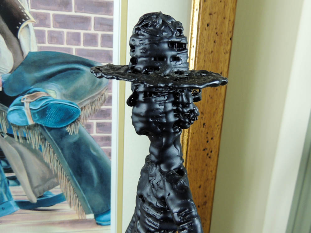 Donald Niehaus Print "Bad Dudes," Metal Cowboy Sculpture and More