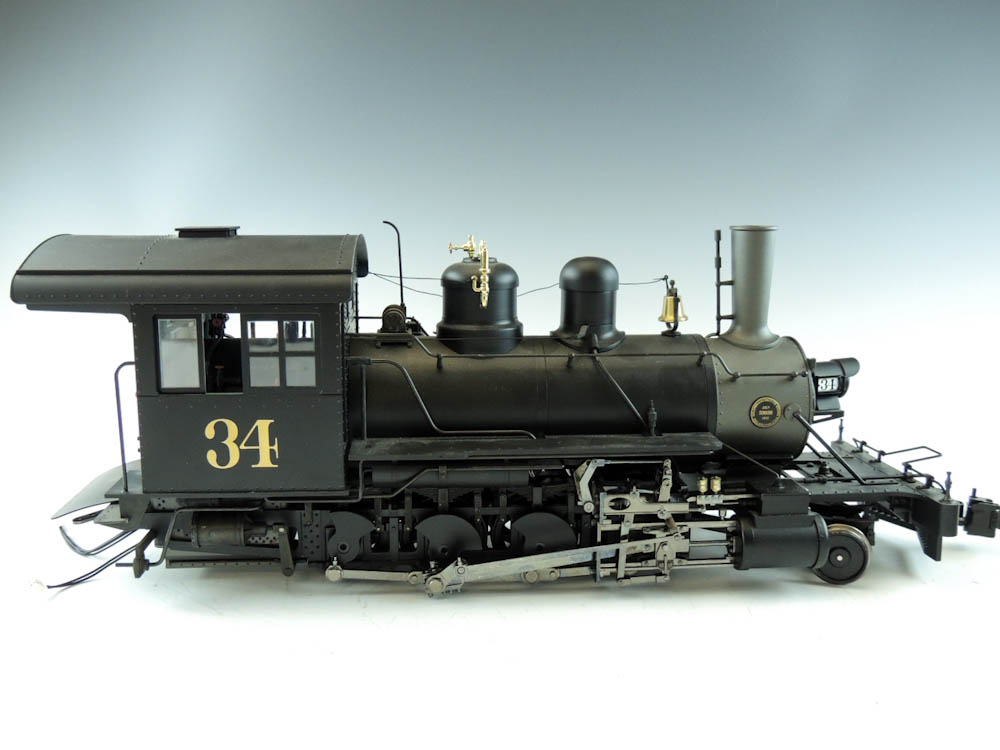 Bachmann Steam Locomotive with Tender, G Scale Train Cars