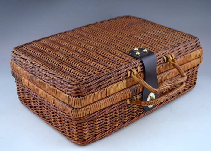 Hand Woven Grass Basket and Picnic Basket